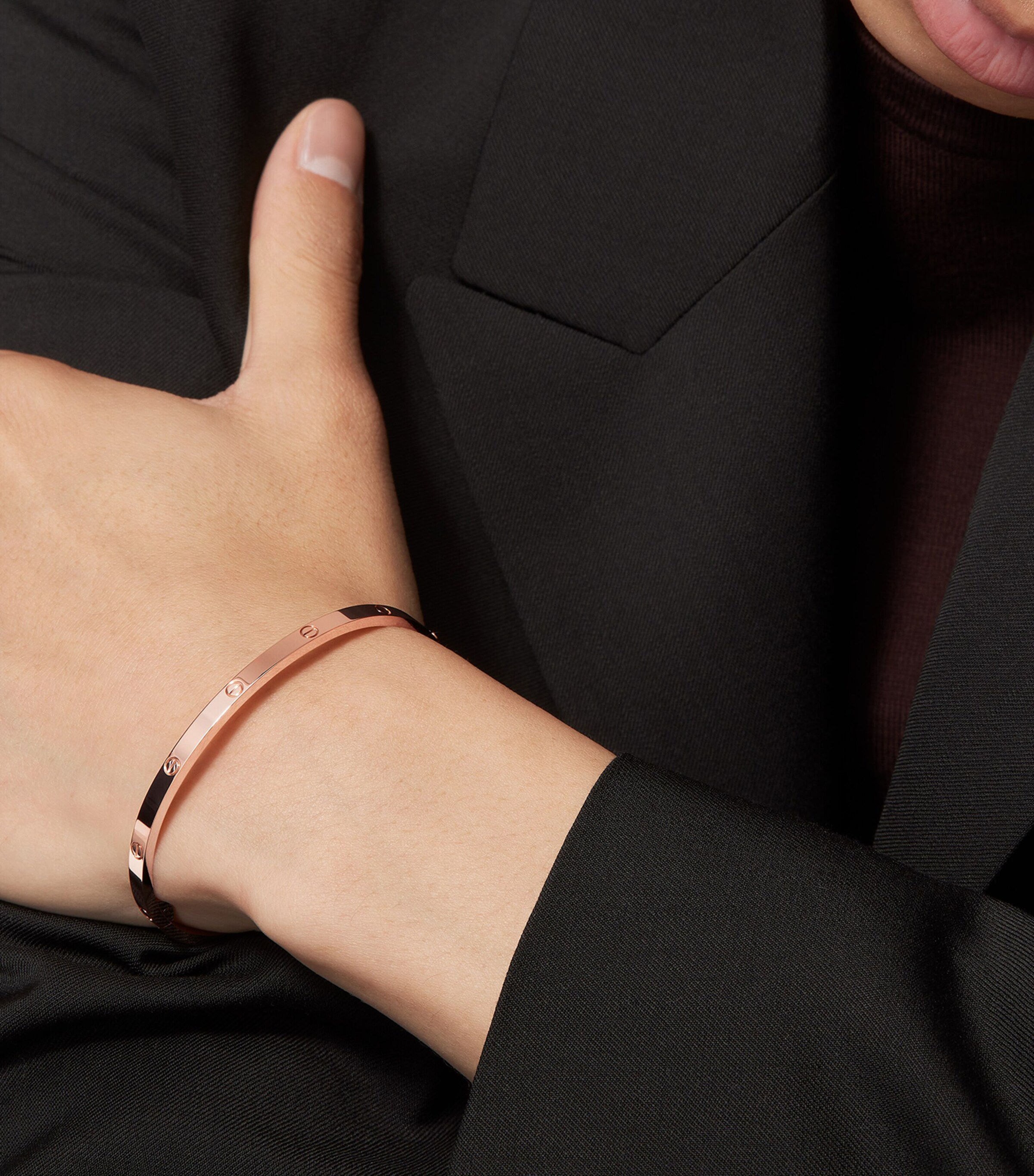 Cartier Small Rose Gold LOVE Bracelet Rose Gold Image 9