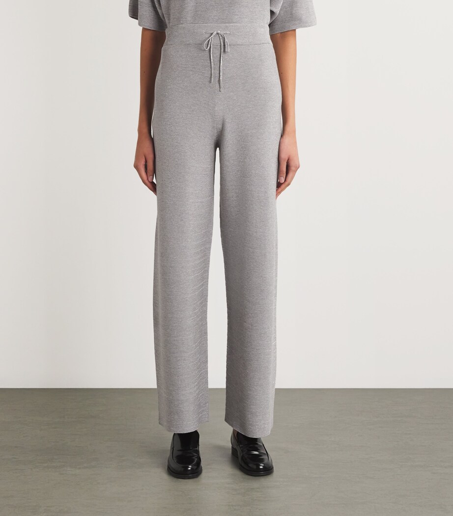 Cotton-Blend Sparkling Sweatpants 8132 ROCCIA Image 3