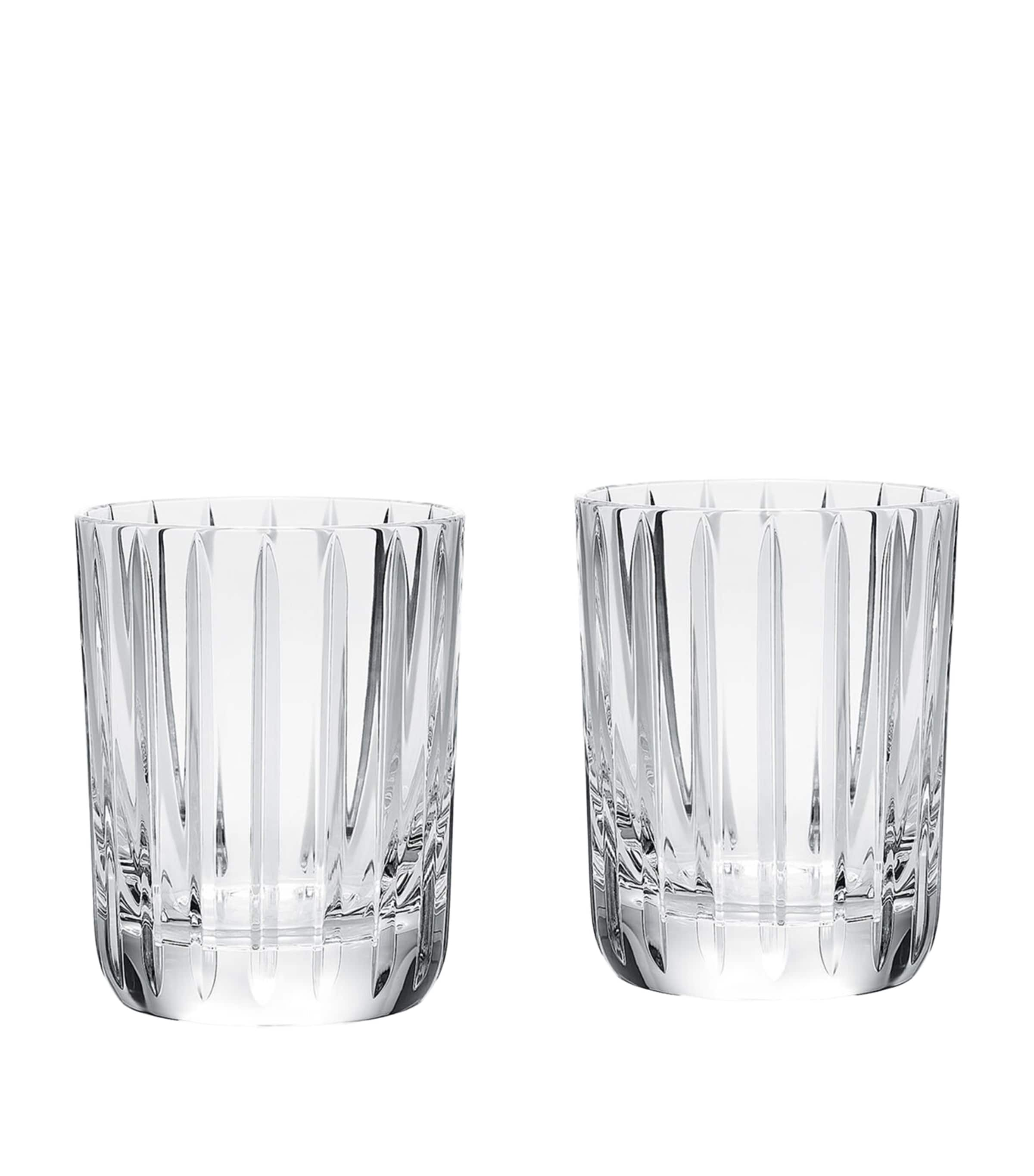 Baccarat Set Of 2 Mini Harmonie Tumblers In Transparent