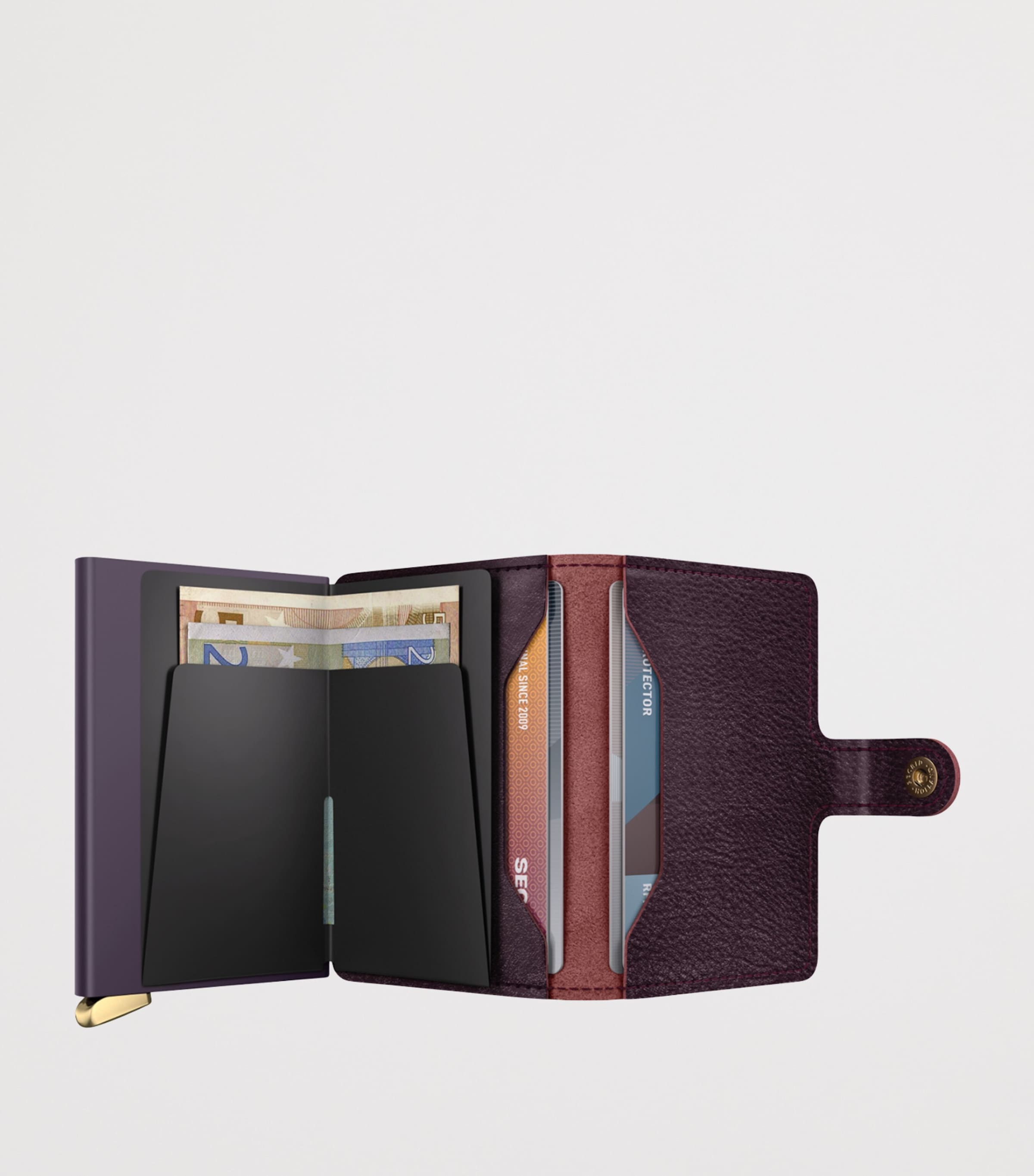 Basco Leather Miniwallet BORDEAUX Image 4