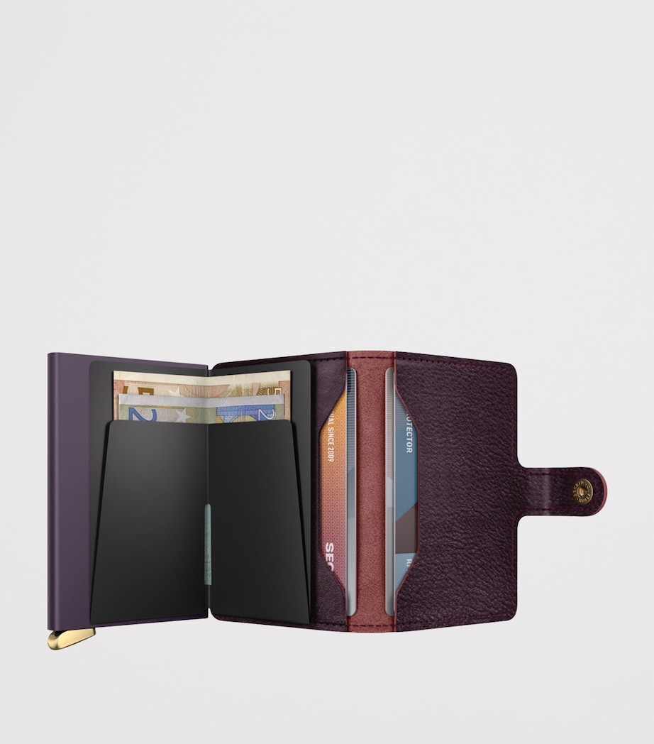 Basco Leather Miniwallet BORDEAUX Image 4