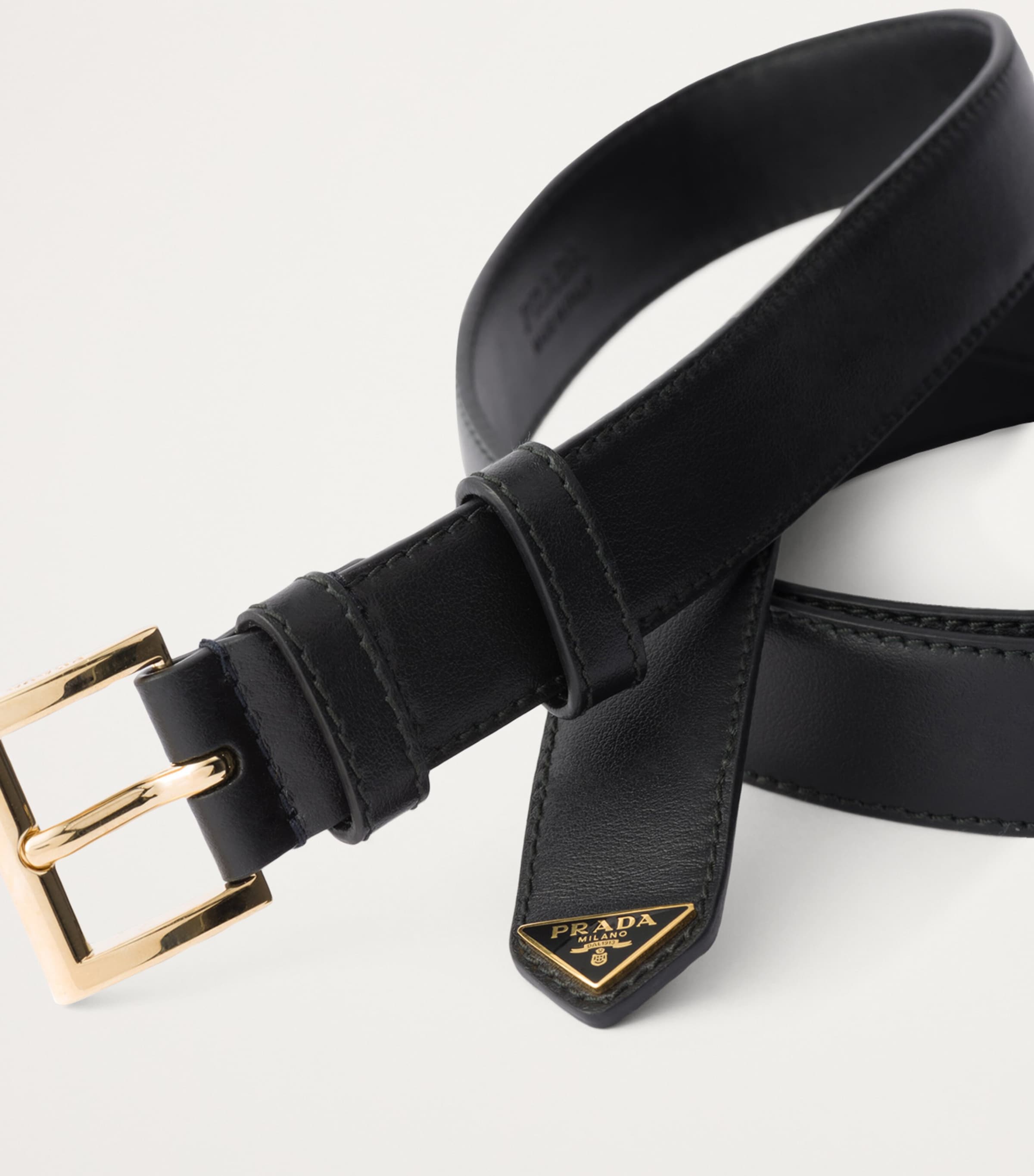 Leather Logo Belt F0632 Image 3