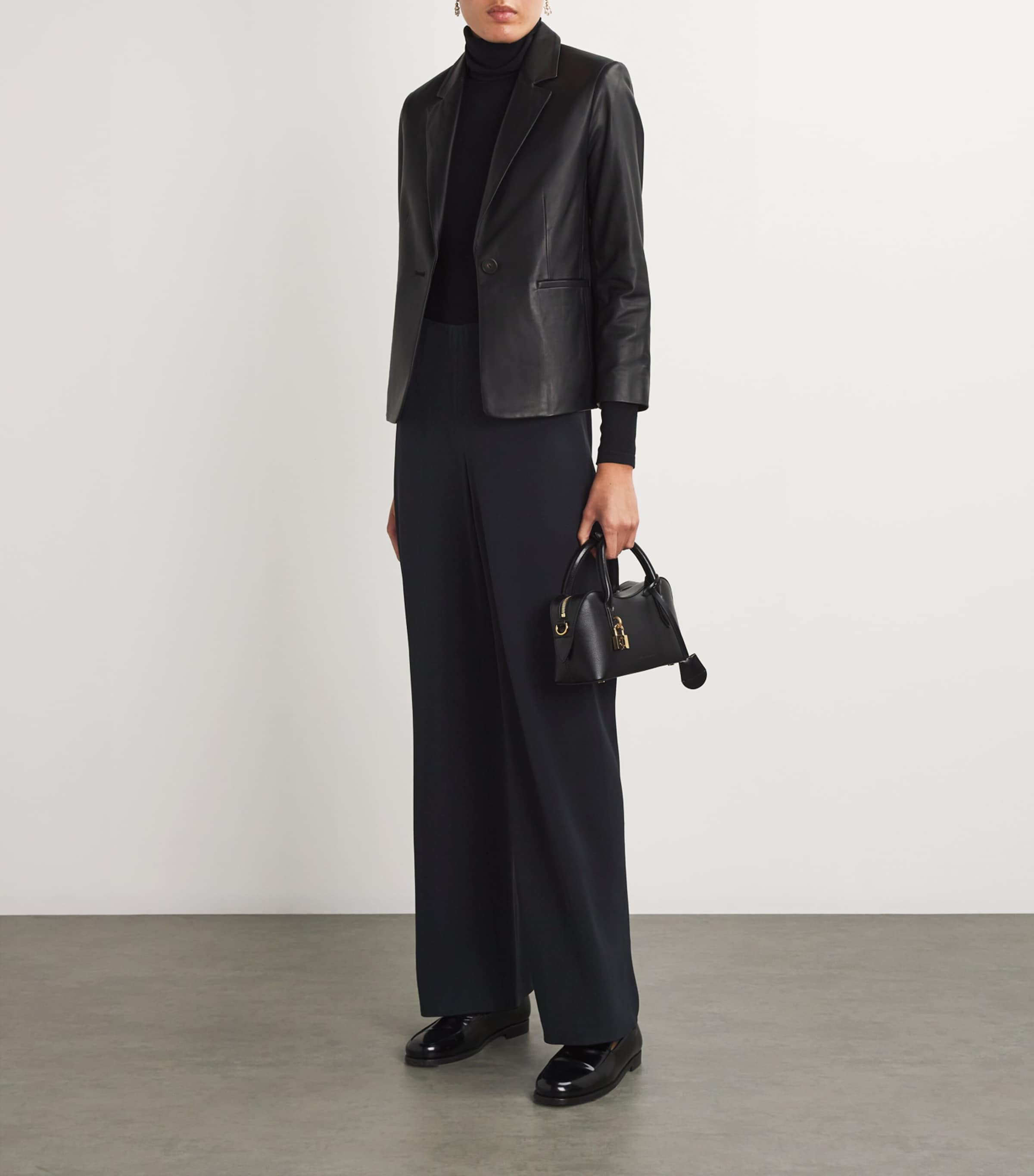 Crepe High-Waist Trousers 403CBL COASTAL Image 2