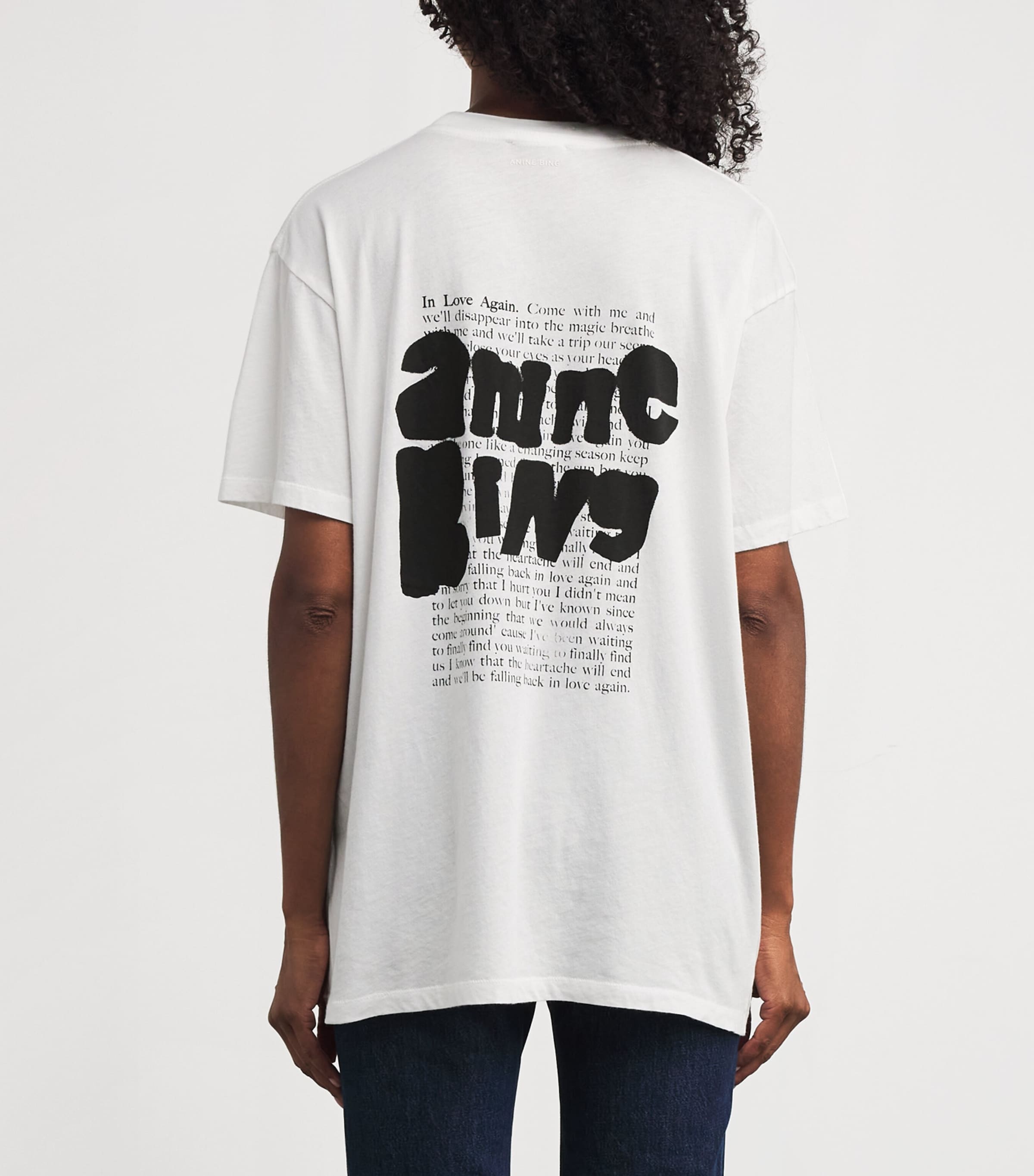 ANINE BING Logo Walker T-Shirt | Harrods UK
