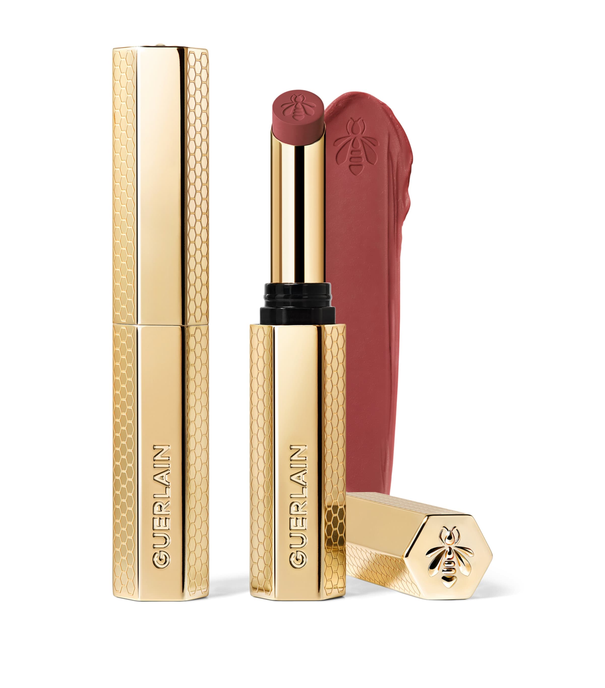 Guerlain KissKiss Honey-Infused Intense Lipstick Peony Kiss Image 1