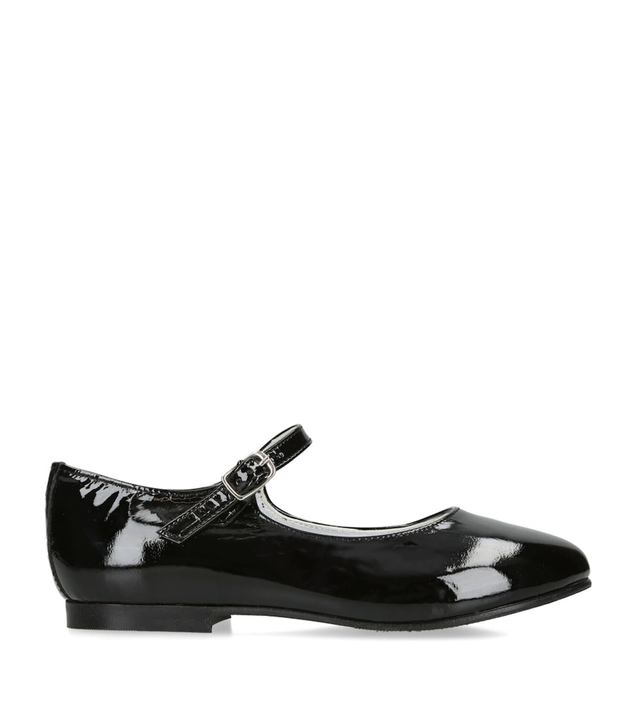 papouelli Patent Leather Siena Mary Janes Black Image 1