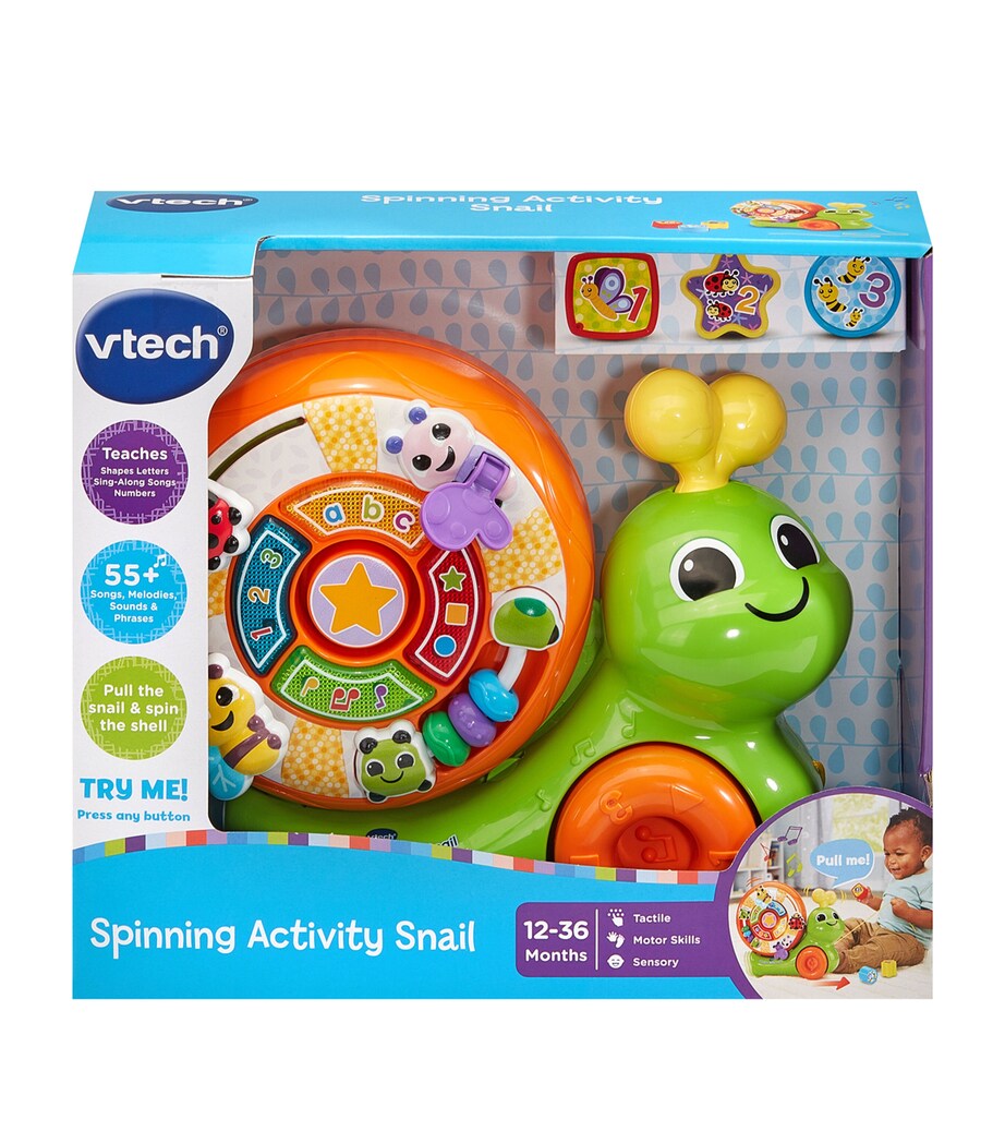 Spinning Activity Snail Toy MULTI Image 3