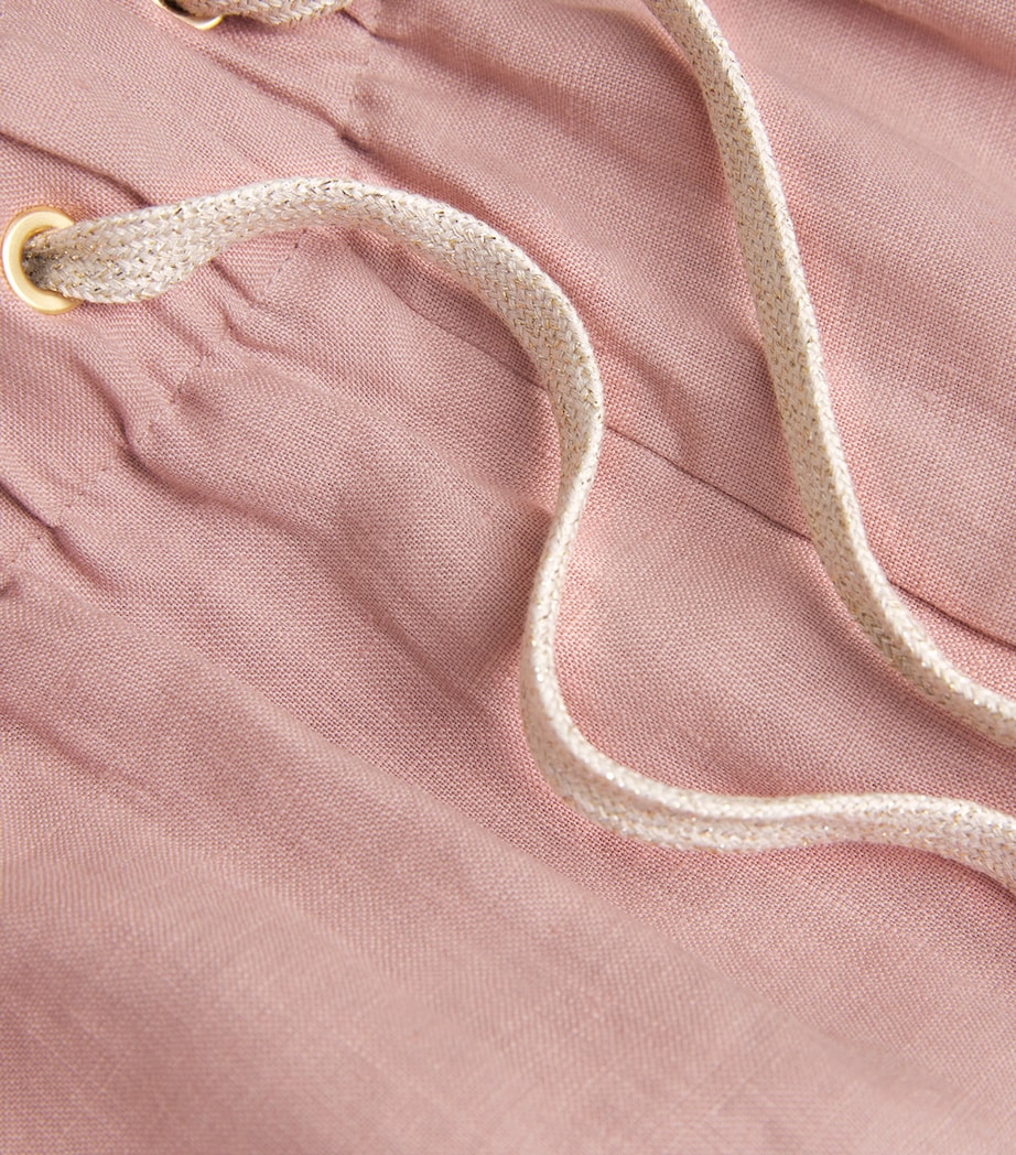 Linen Drawstring Shorts ANTICO Image 5