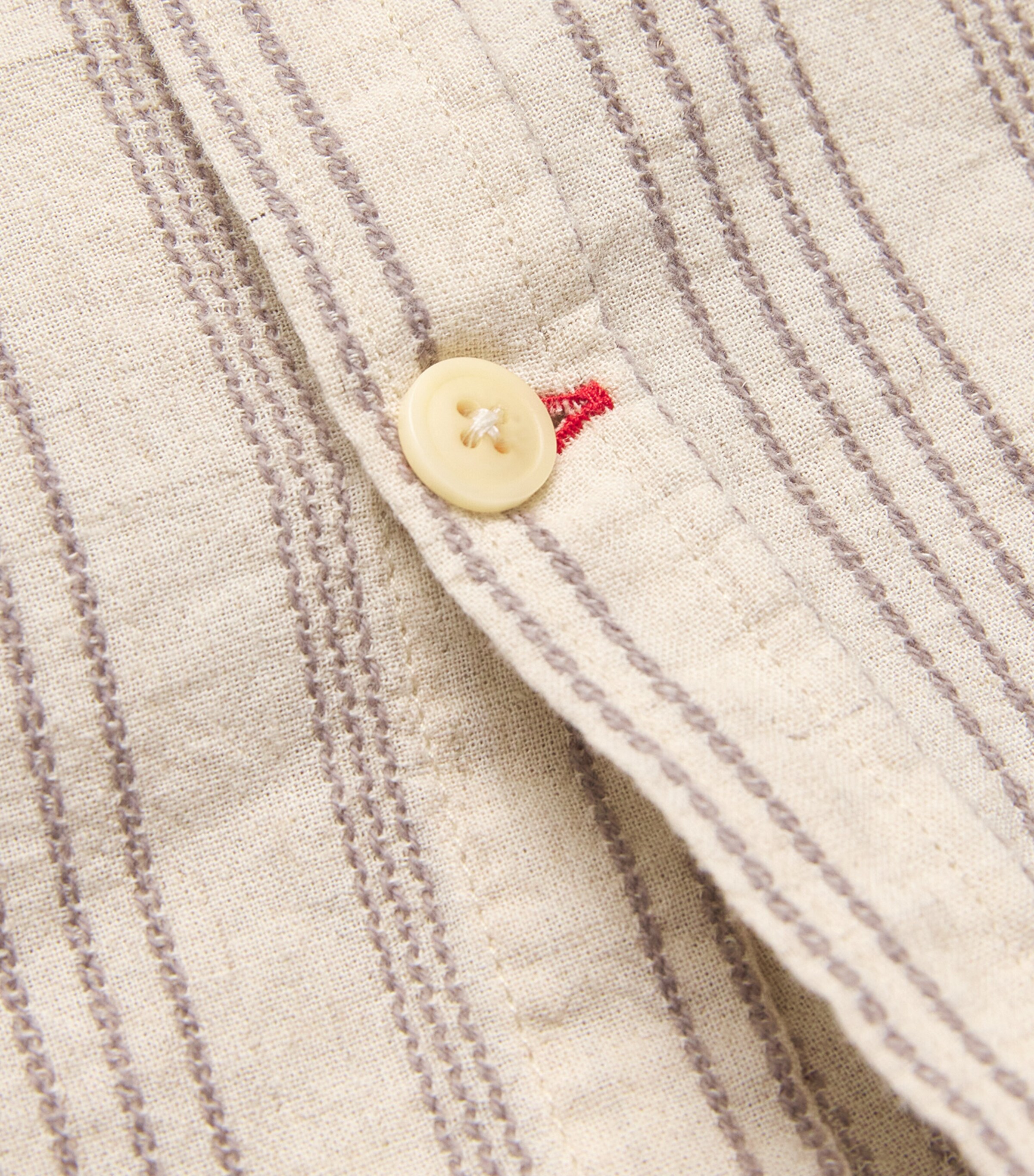 Oliver Spencer Mens Cotton-Hemp New York Special Shirt Sand Image 5