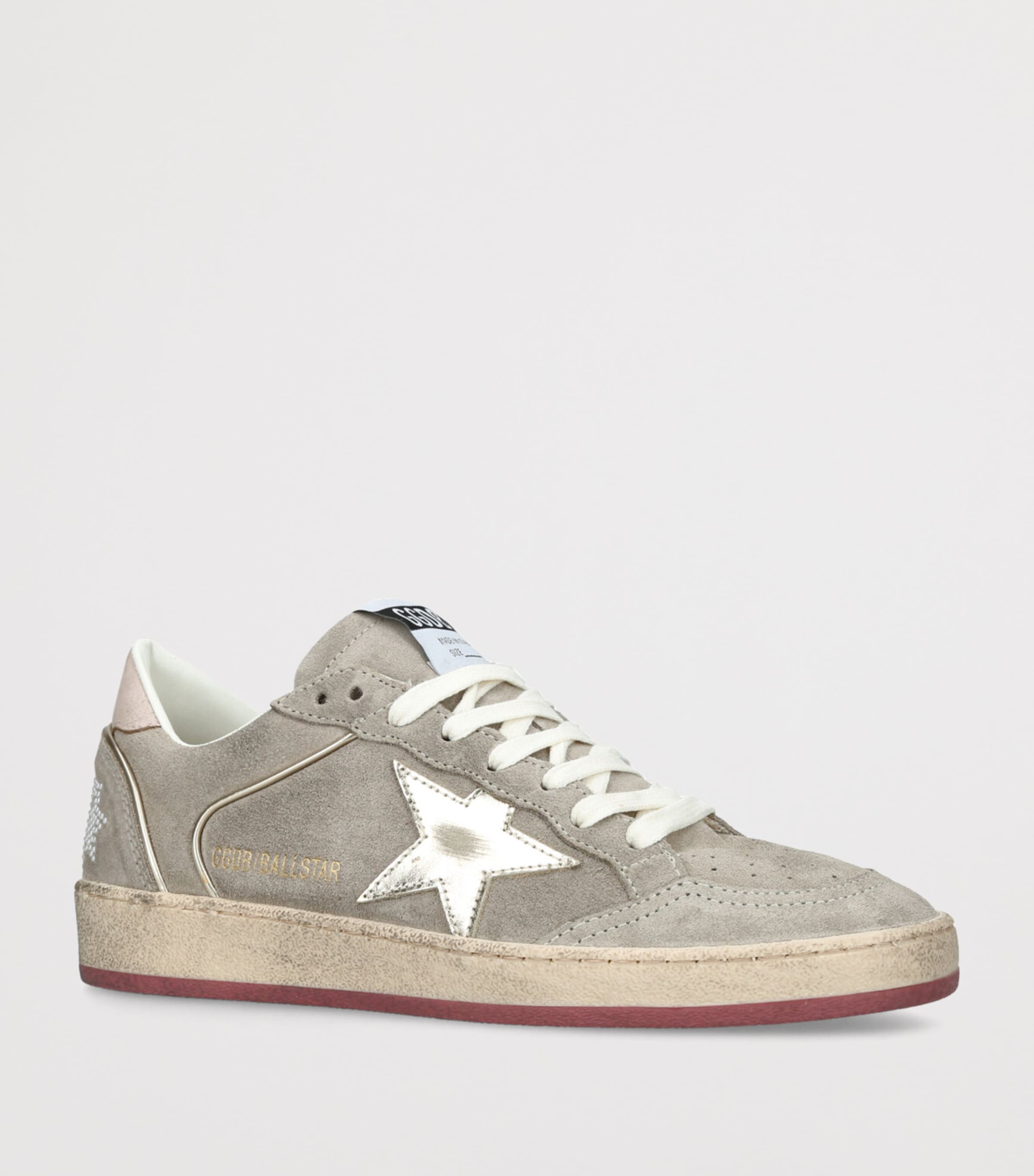 VIP【関税送料無料】希少 Golden Goose Ballstar Suede Star Ball Star LTD with vanilla canvas star and leather heel tab