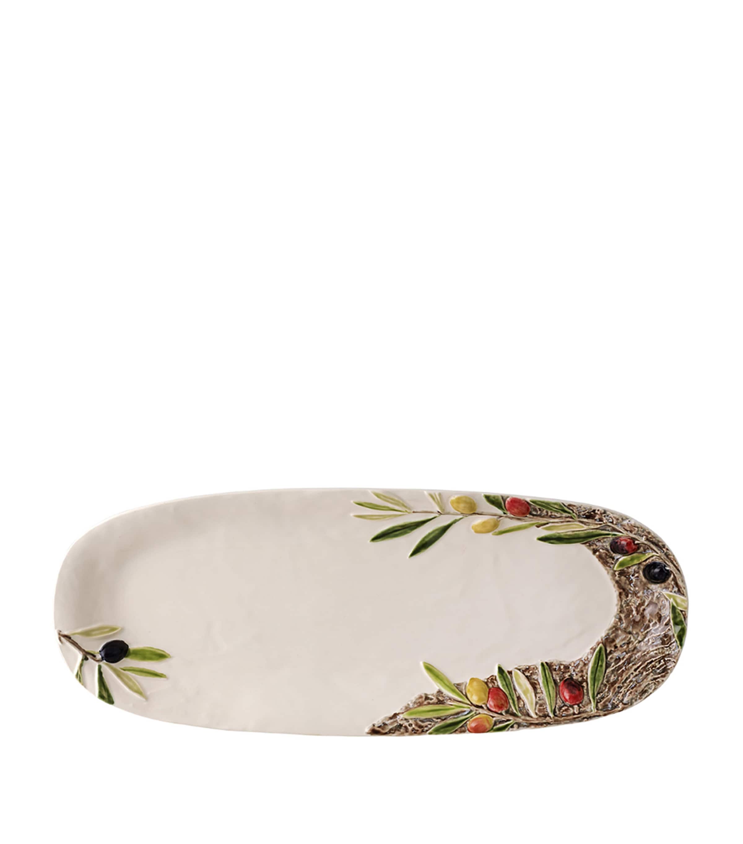 Bordallo Pinheiro x Esporão Large Olival Platter (40.5cm) | Dining | Serveware | Serving Trays | Serving Plates | Designers | Bordallo Pinheiro | Dining Room