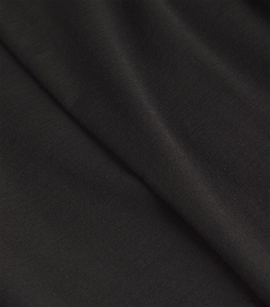 Falke Womens Long-Sleeve Daily ClimaWool T-Shirt Black Image 5