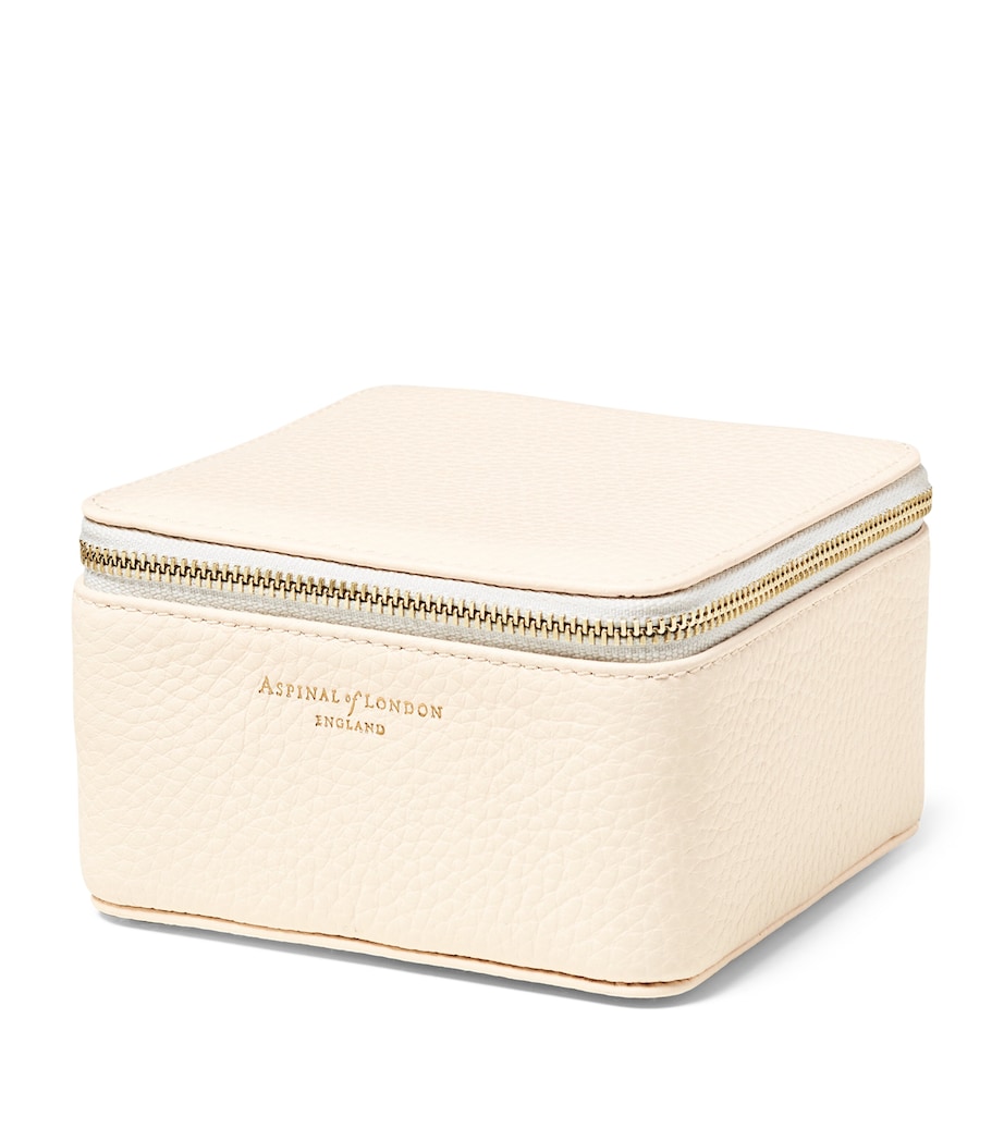 Leather Watch and Ring Box IVORY Image 4