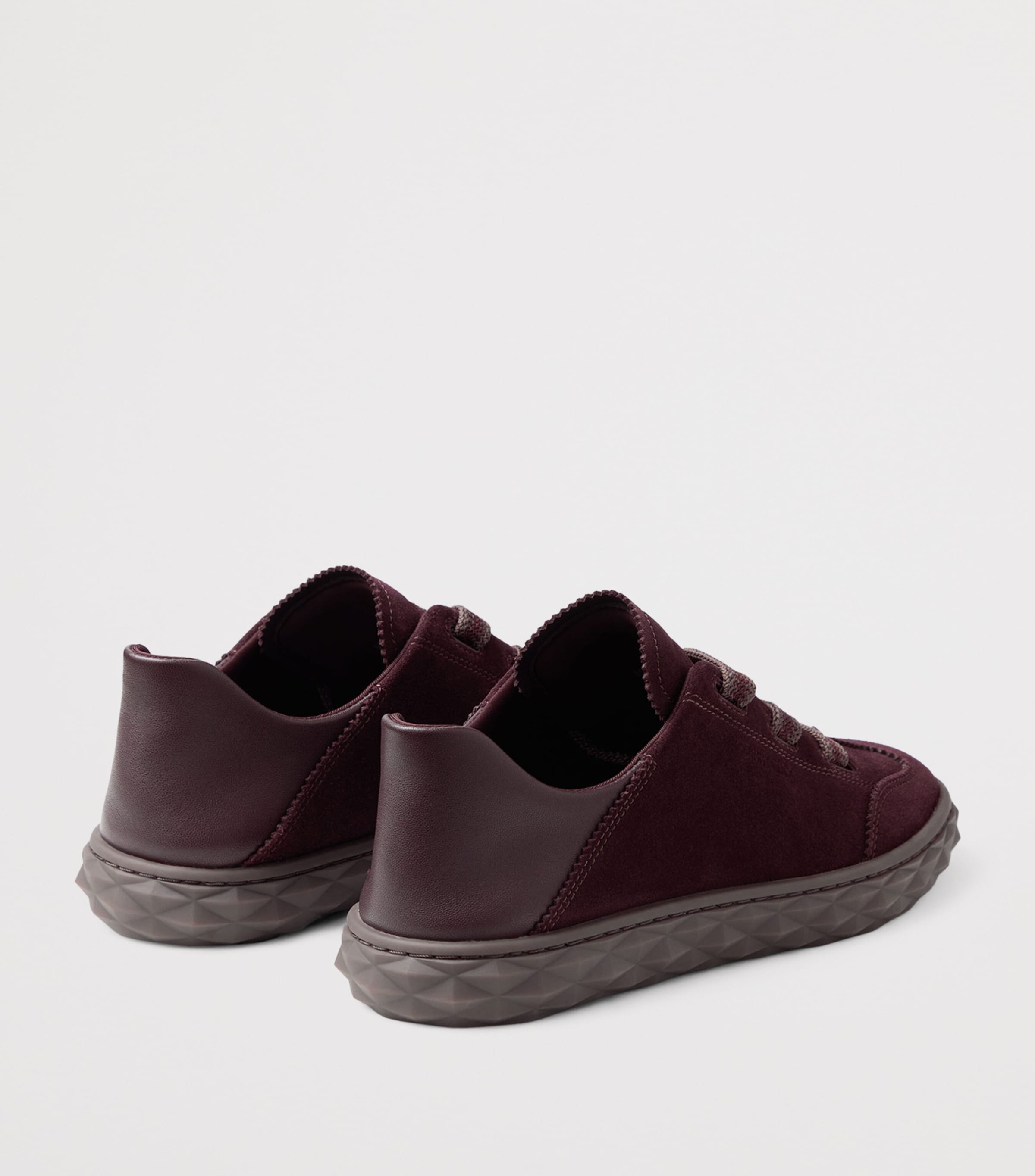 Diamond Light Flex Suede Sneakers V DEEP MERLOT Image 4