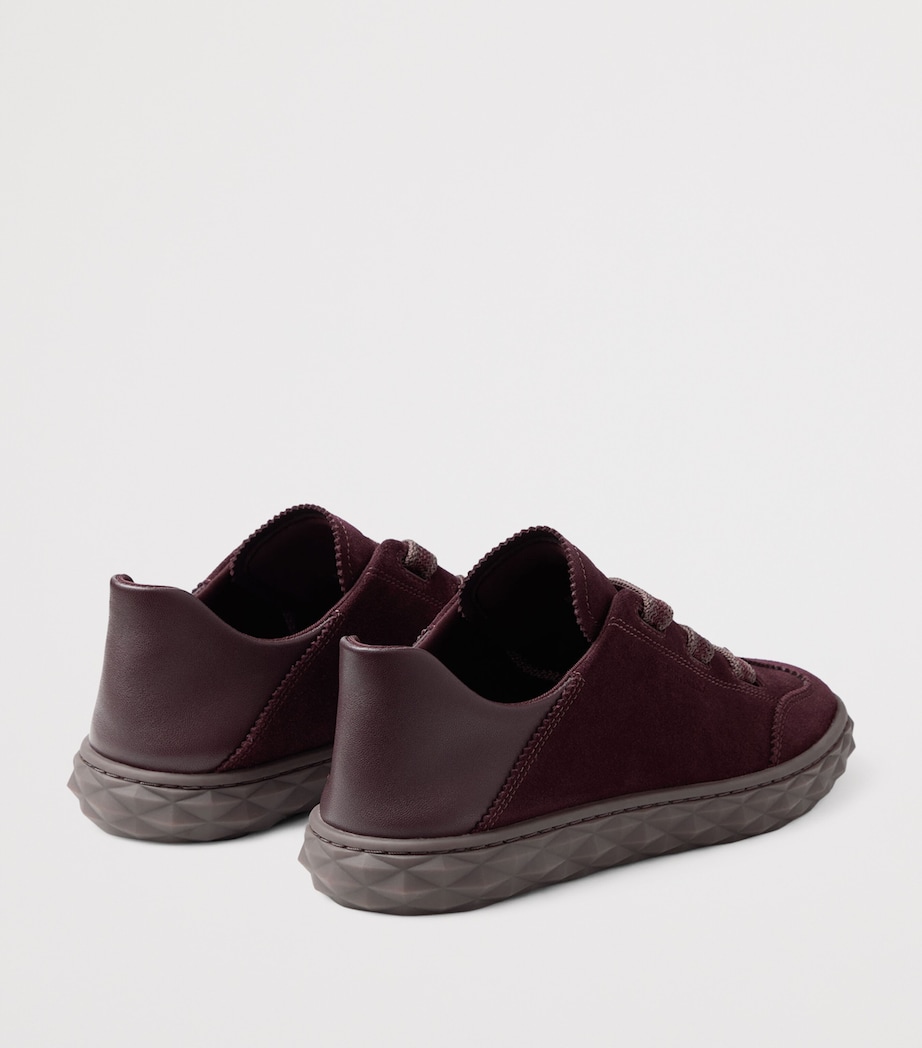 Diamond Light Flex Suede Sneakers V DEEP MERLOT Image 4