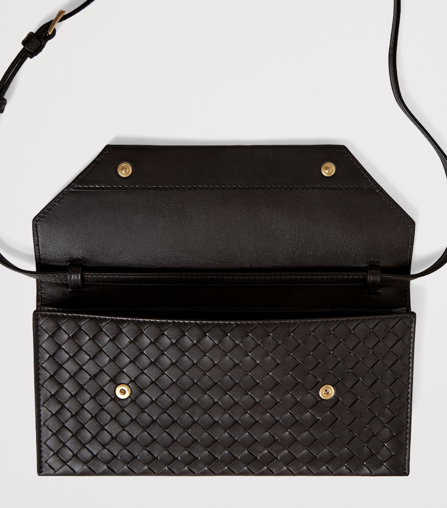 Bottega Veneta Nappa Leather Intrecciato Piccolo Envelope Pouch Image 5
