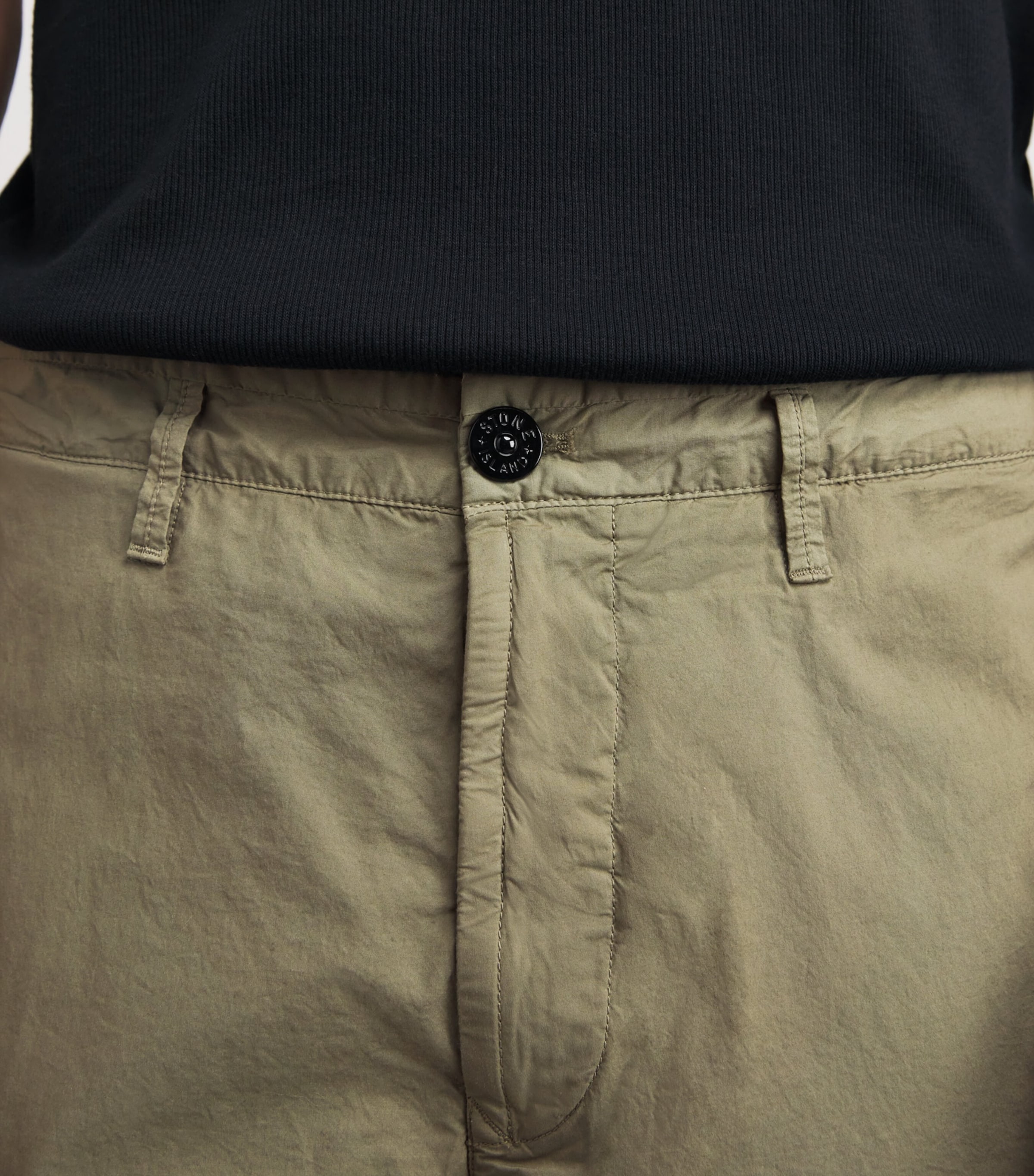 Cotton-Blend Logo Cargo Shorts V005G Image 6