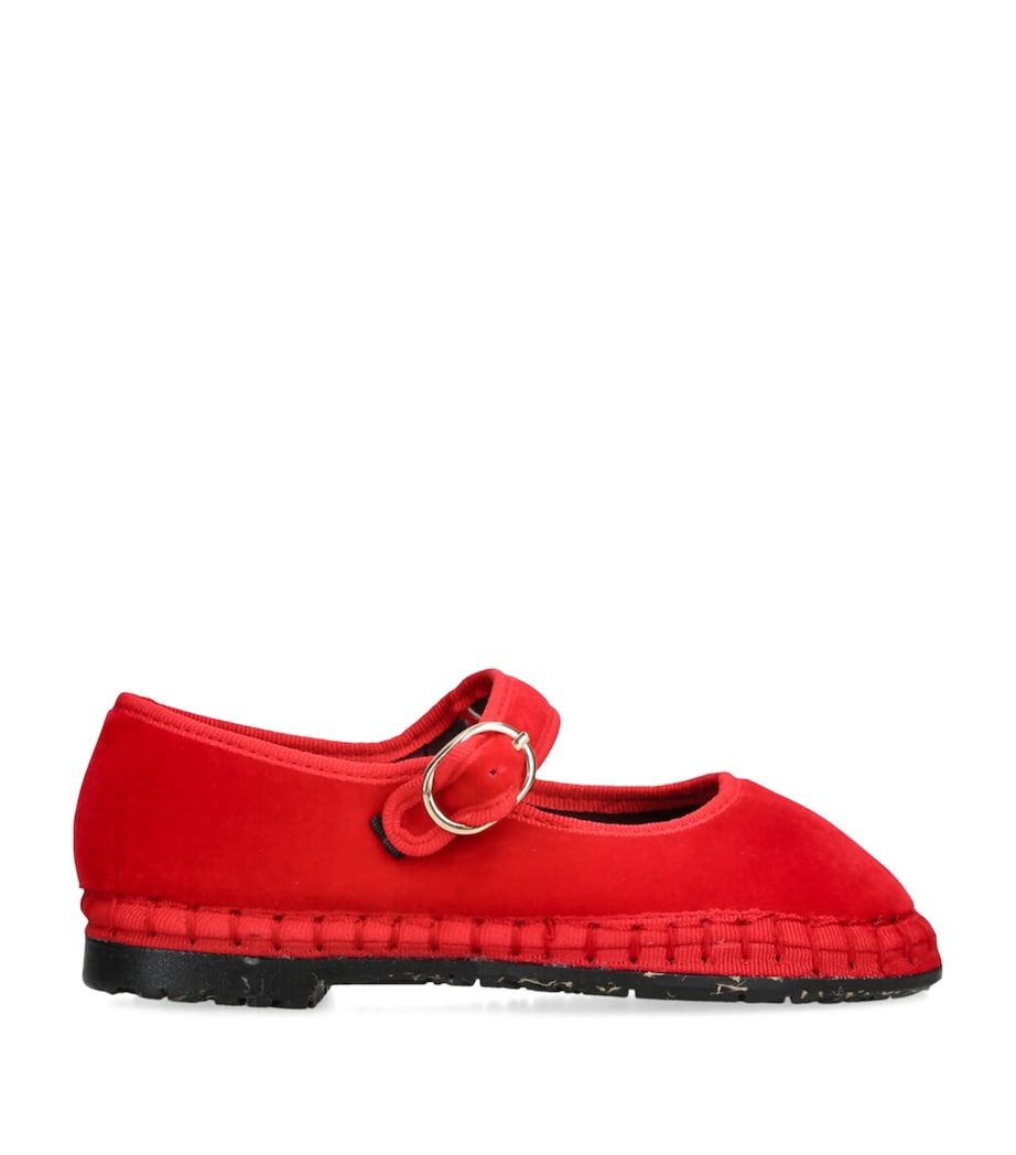 Velvet Mellark Mary Jane Flats RED Image 1