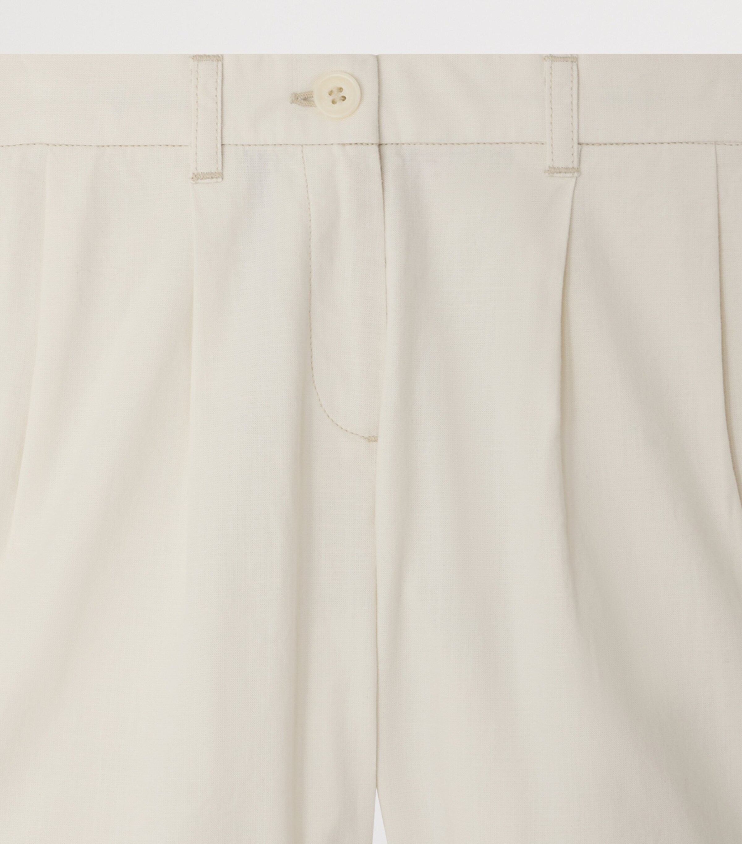 Bonpoint Cotton Lindsey Shorts (10-14 Years) Blanc Lait Image 3