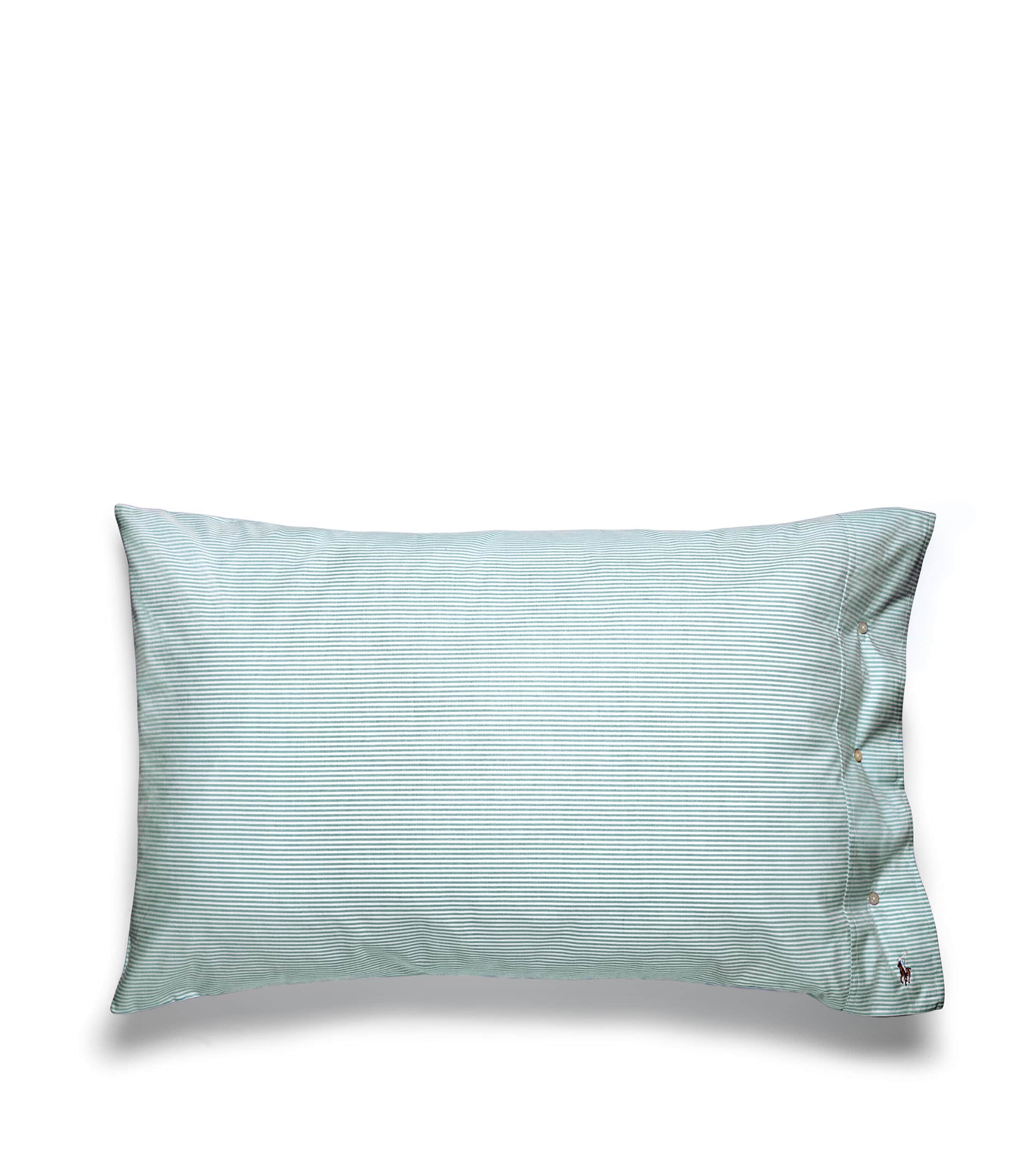 Ralph Lauren Home Oxford Evergreen Standard Pillowcase (50cm x 75cm) Evergreen Image 4