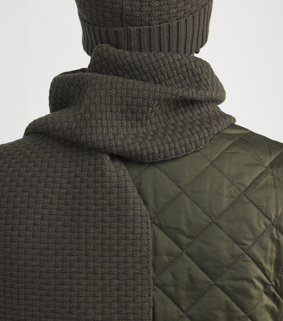 Ramside Beanie and Scarf Gift Set OLIVE TWIST Image 2