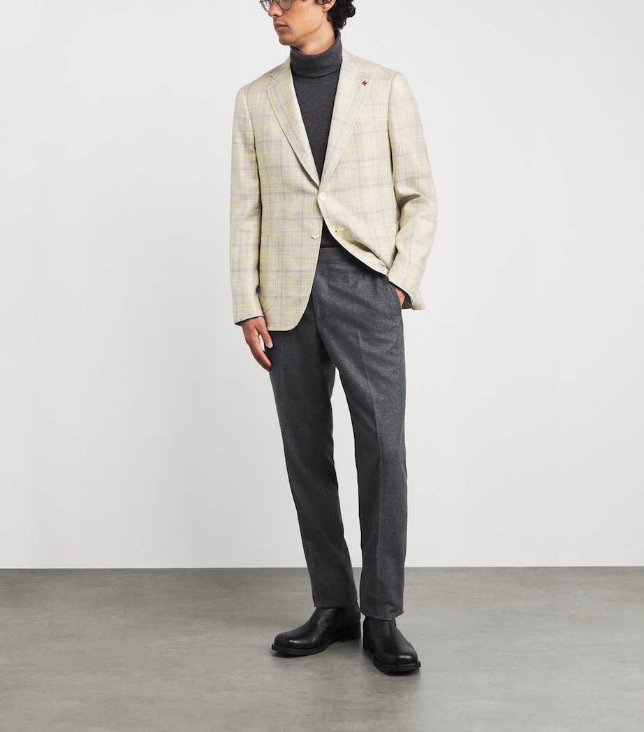 Wool-Silk-Linen Capri Blazer 050 Image 2