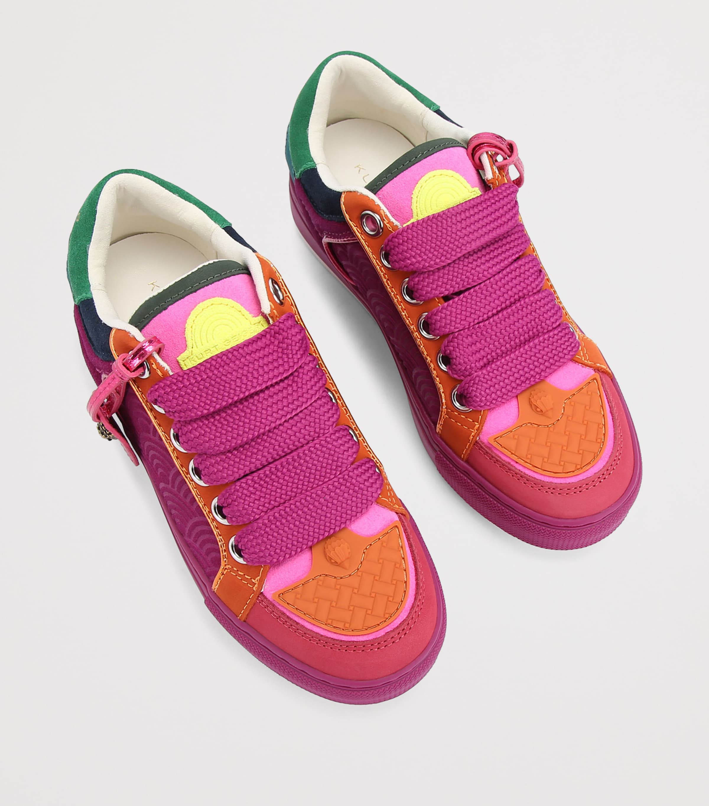 Kurt Geiger London Suede Southbank Tag Sneakers Viola Image 4
