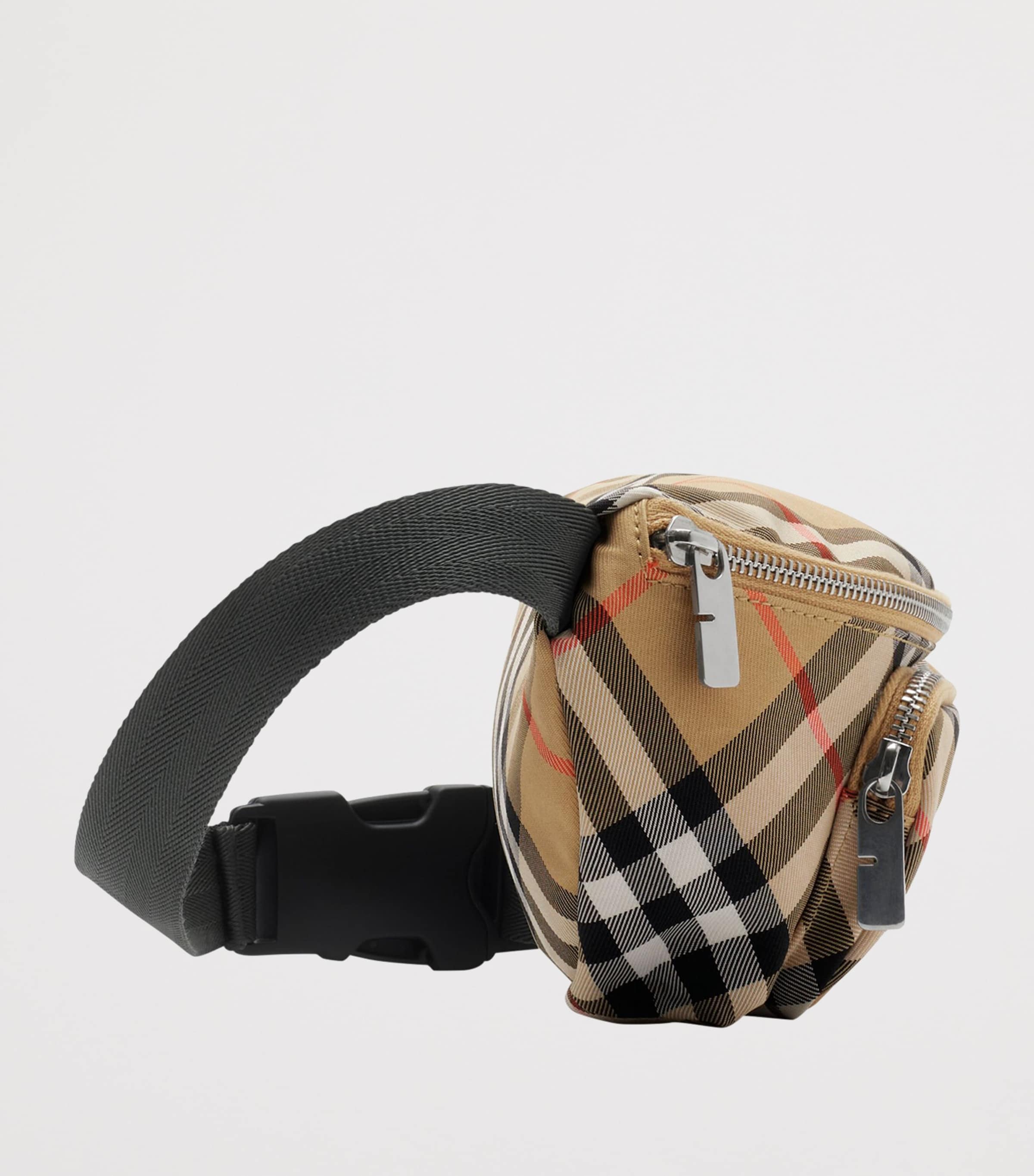 Small Check Belt Bag SAND Image 4