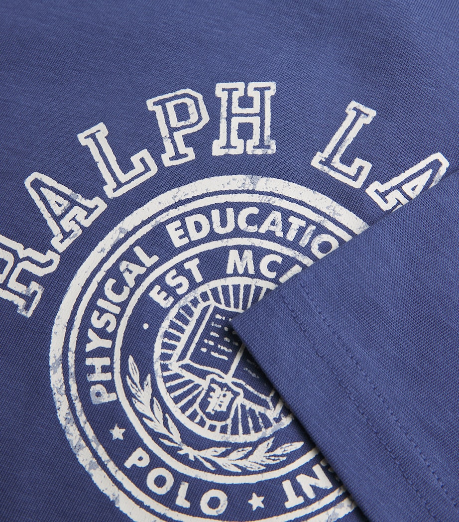 Cotton Logo T-Shirt (2-7 Years) CLASSIC BLUE Image 3