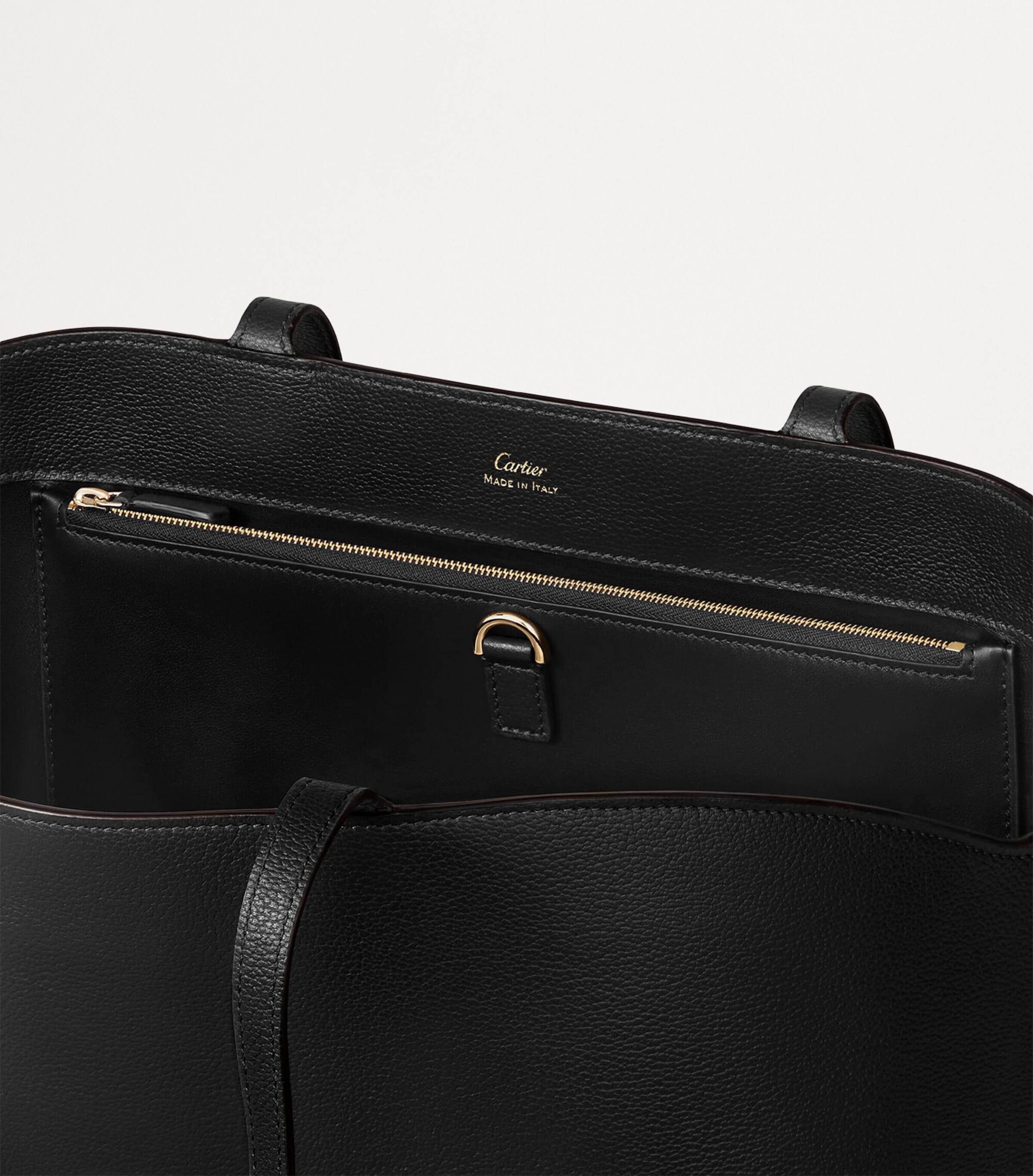 Cartier Calfskin C de Cartier Tote Bag Black Image 6
