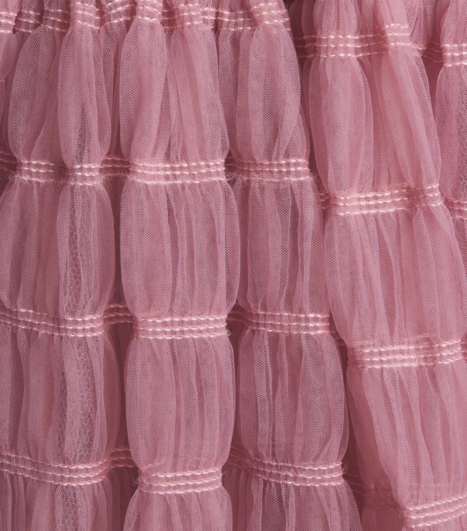 PETITE AMALIE Tulle Dress (4-16 Years) Plum Image 2