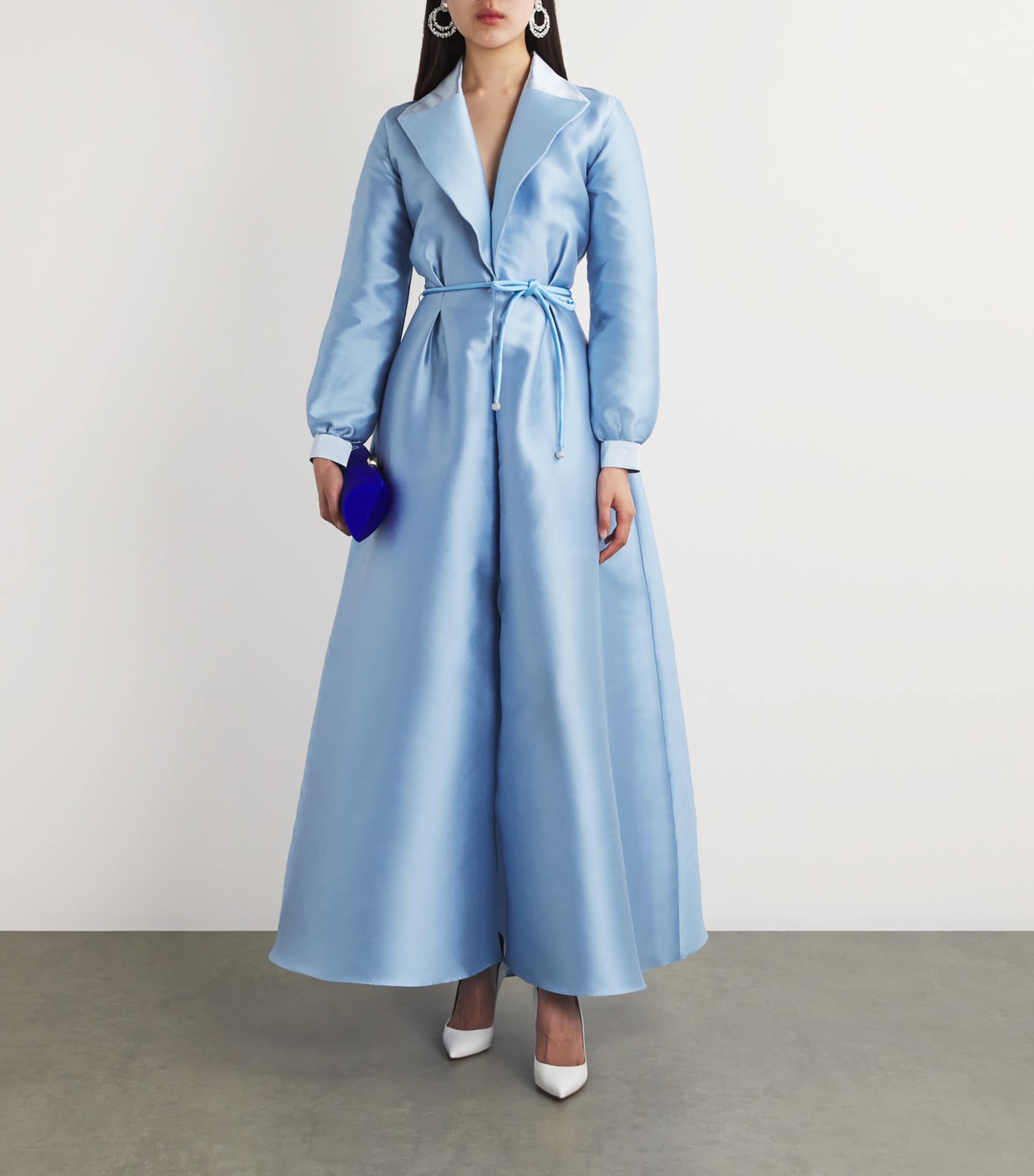 Radzimir Notched-Lapel Gown 31/ LIGHT BLUE Image 2