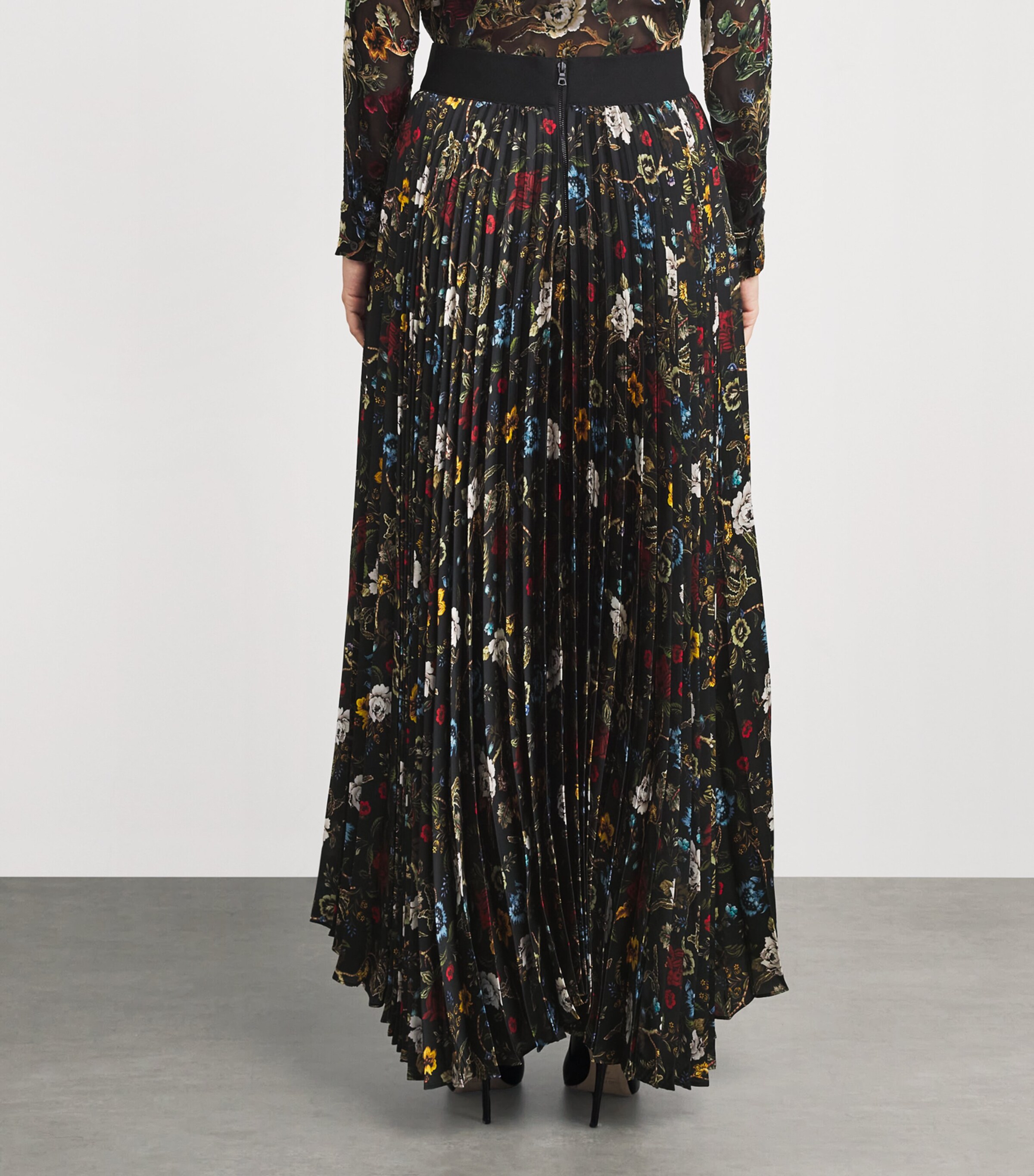 Pleated Katz Maxi Skirt TPSTR TRLS BLCK J076 Image 4