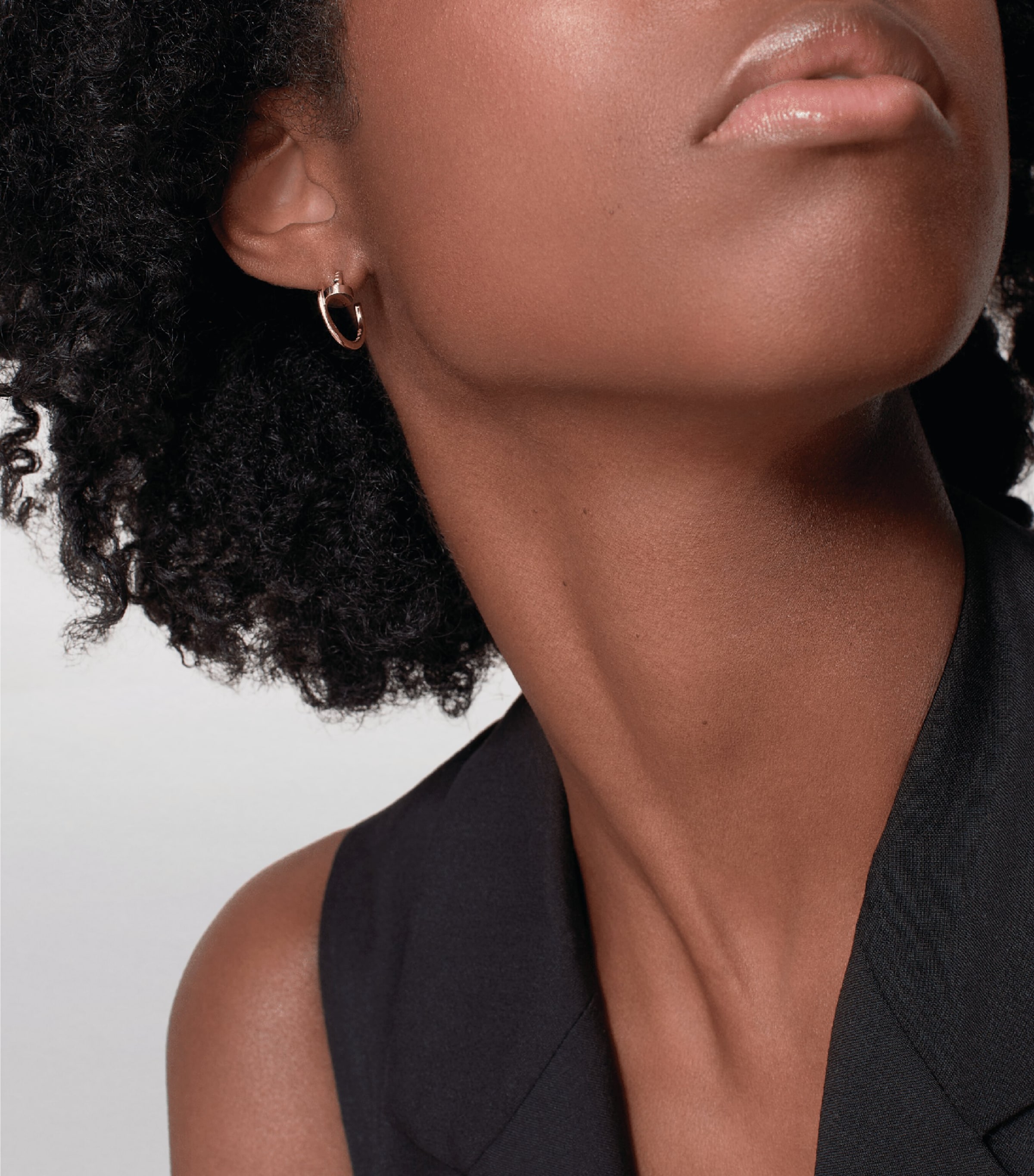 Yellow Gold Juste un Clou Hoop Earrings YELLOW GOLD Image 3