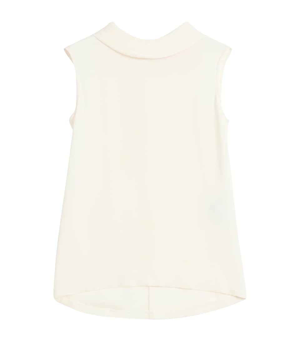 Silk Sleeveless Top