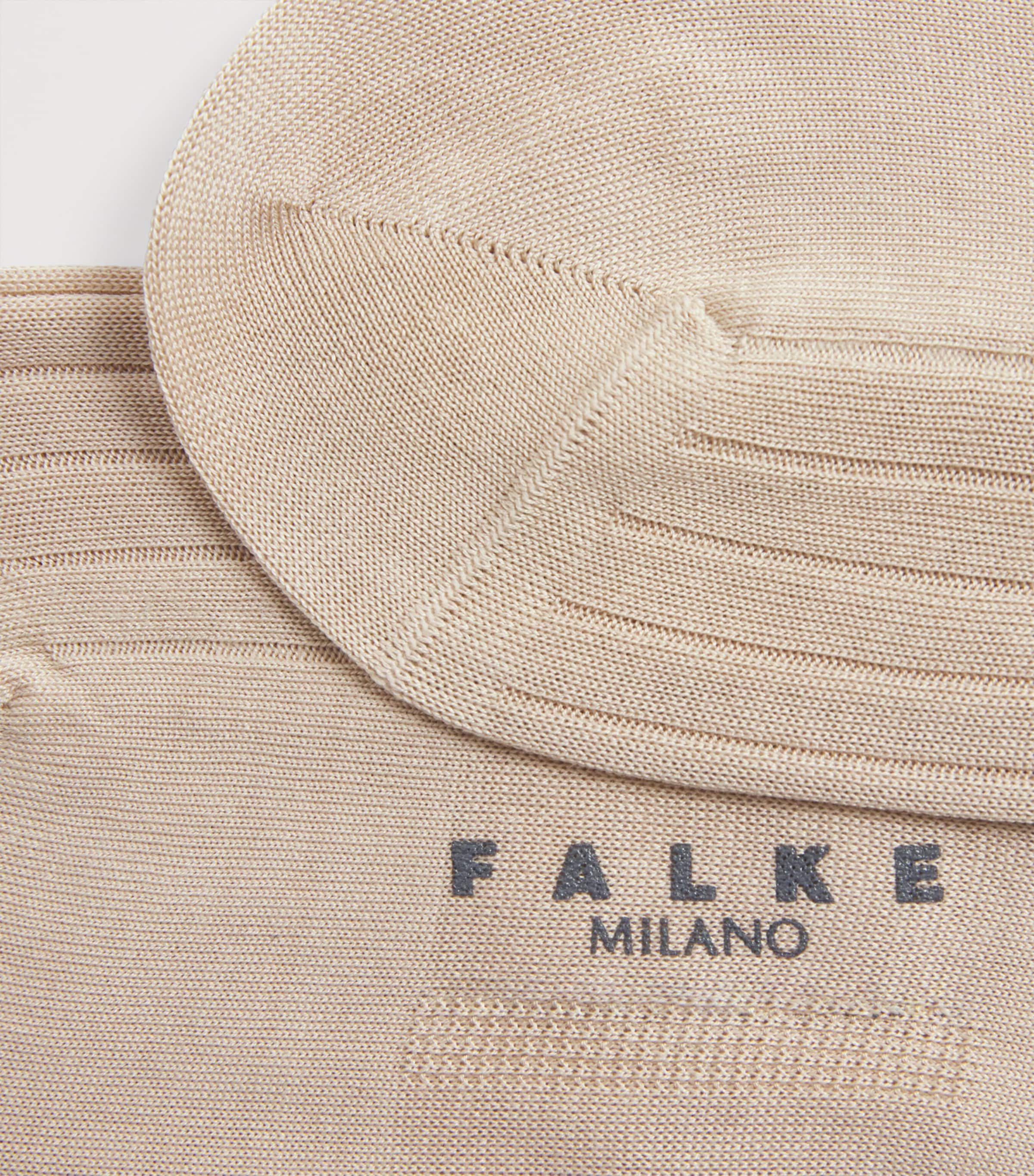 Falke Mens Milano Knee-High Socks Sand Image 2