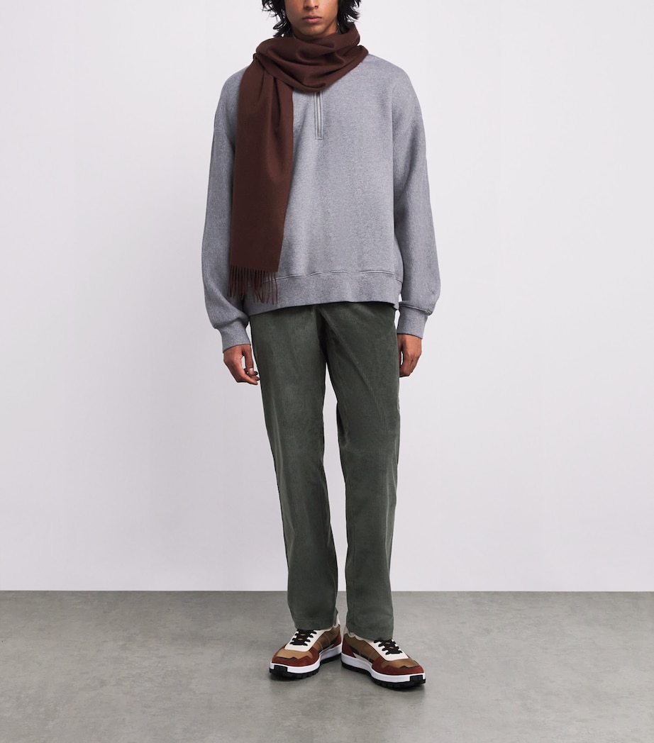 Corduroy Mindset Slim Trousers G34 MILITARY GREEN Image 2