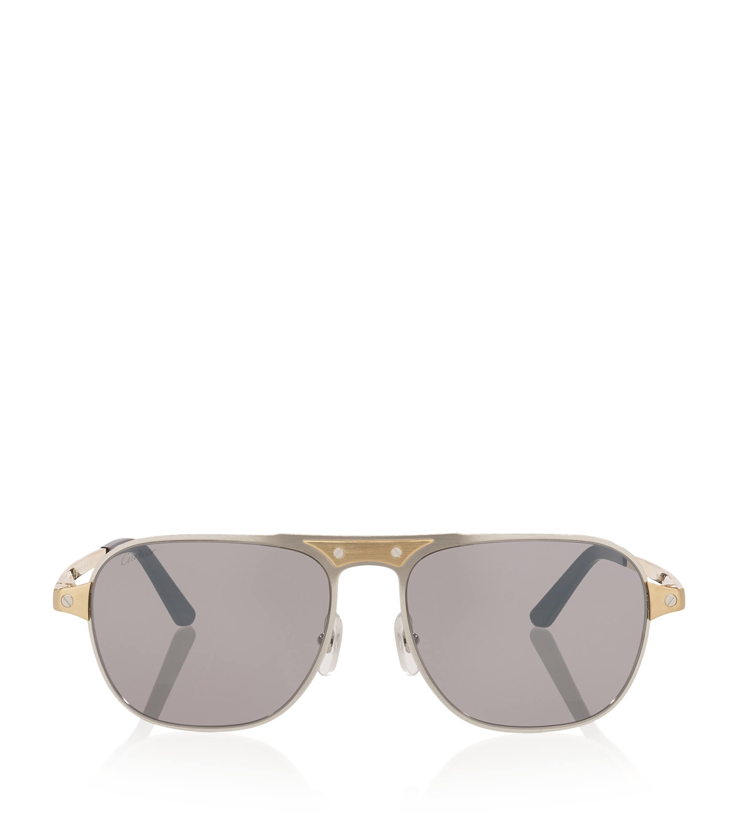 Cartier Rectangular Aviator Sunglasses Image 1