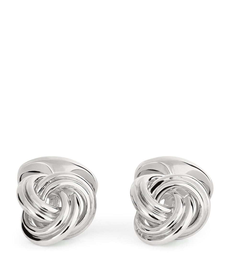 Sterling Silver Knot Cufflinks