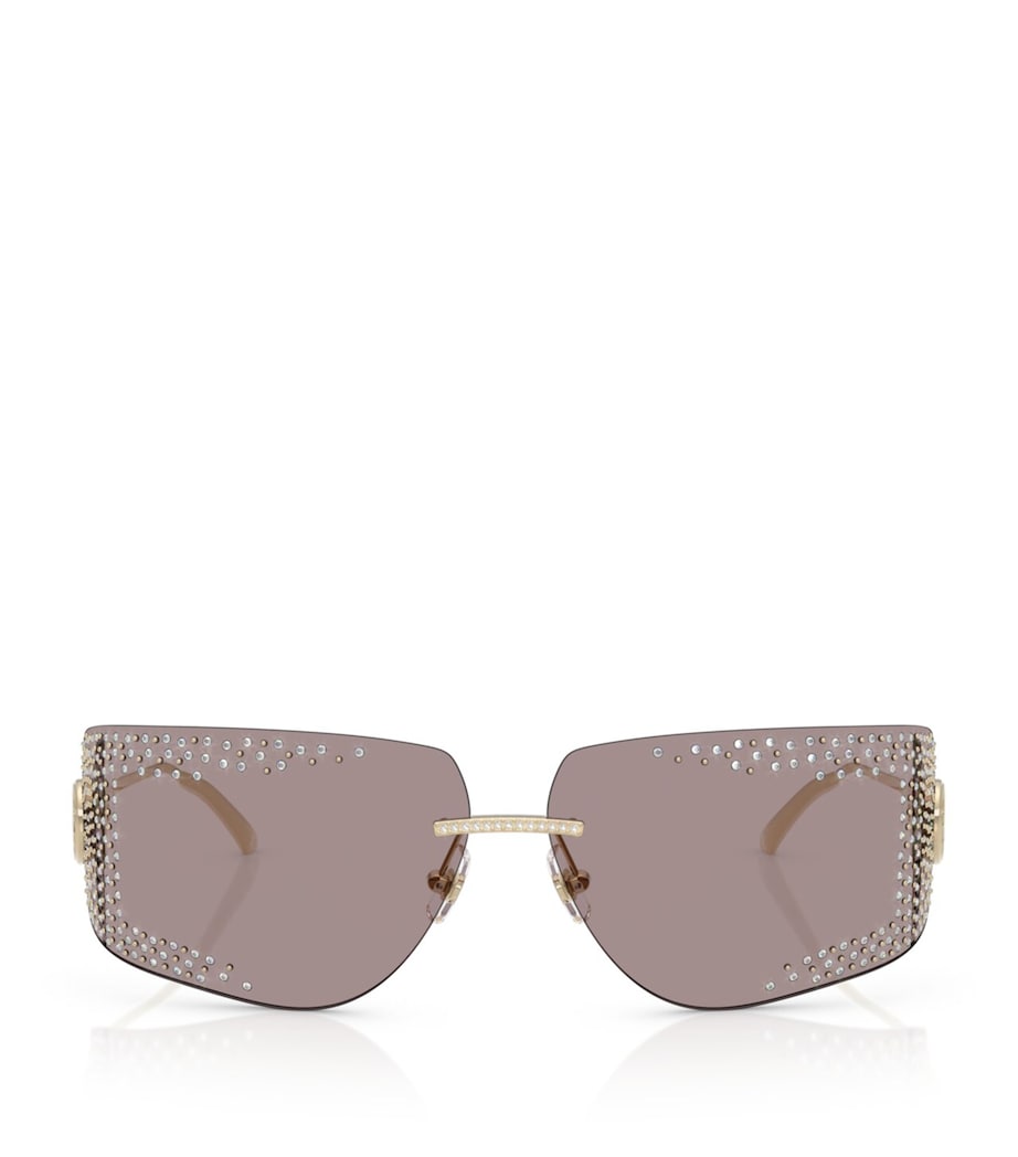 Embellished Wire-Frame Sunglasses 30067N Image 1