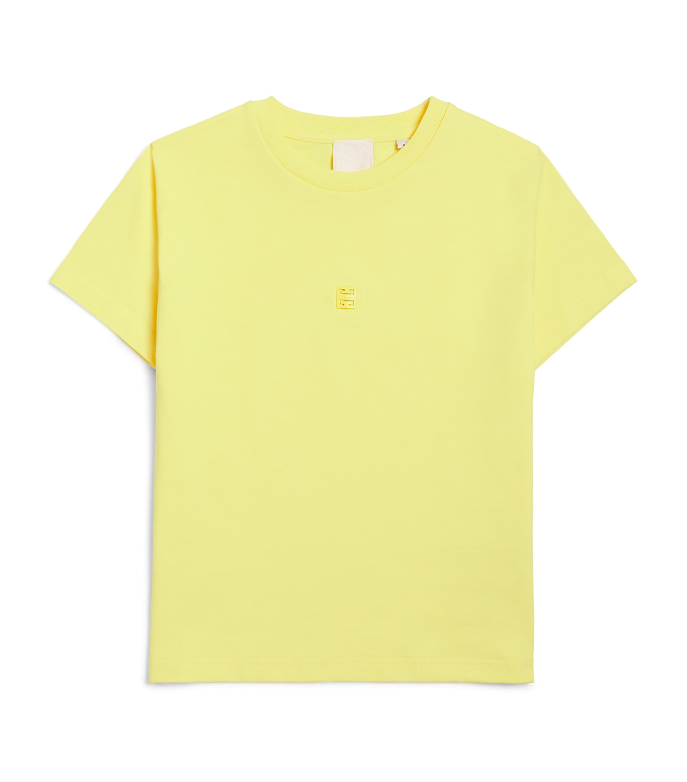 Givenchy Kids Cotton 4G Logo T-Shirt (4-12+ Years) Gold Yellow Image 1