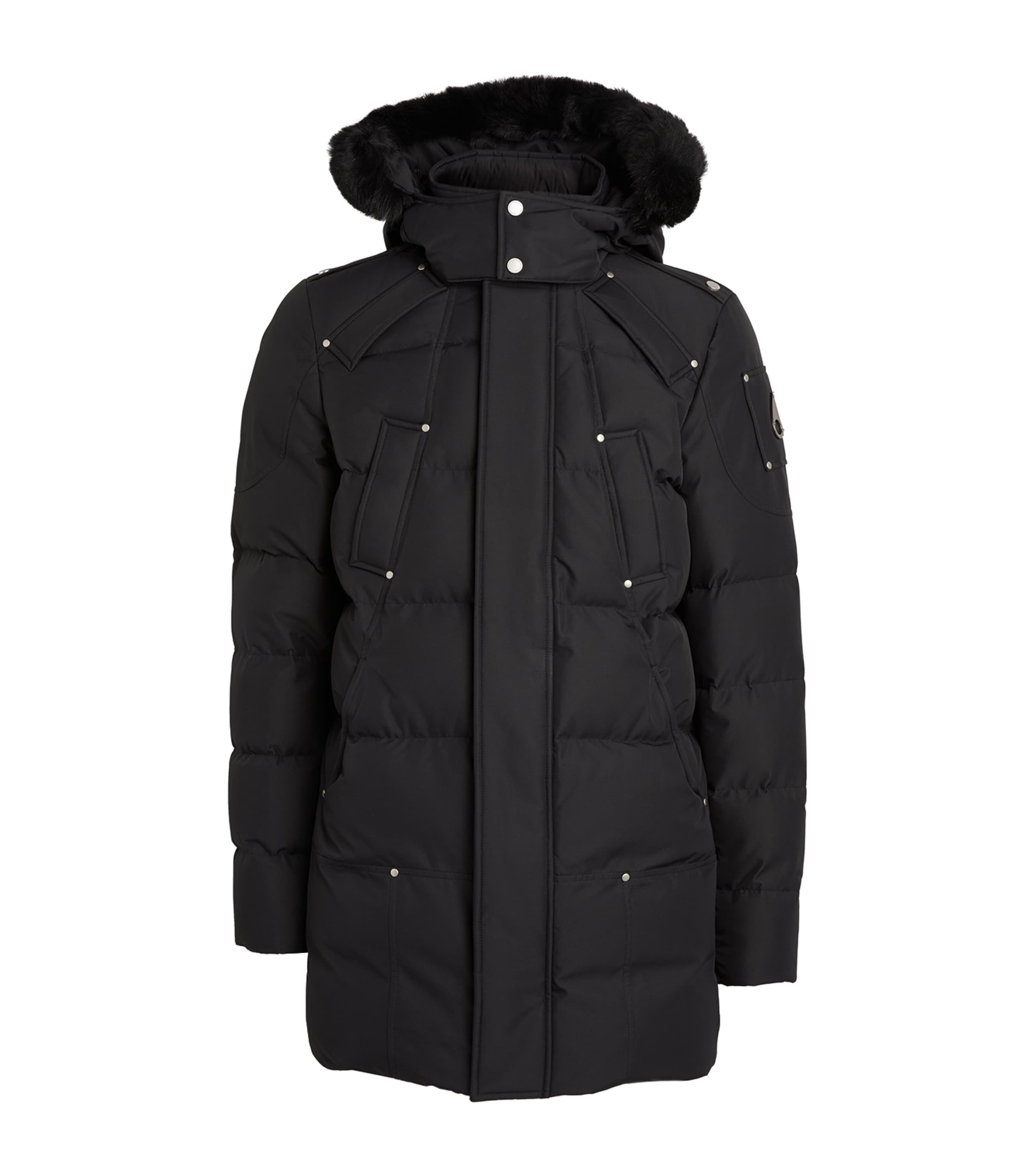 Shop Moose Knuckles Down-filled Cloud Puffer Jacket In Black