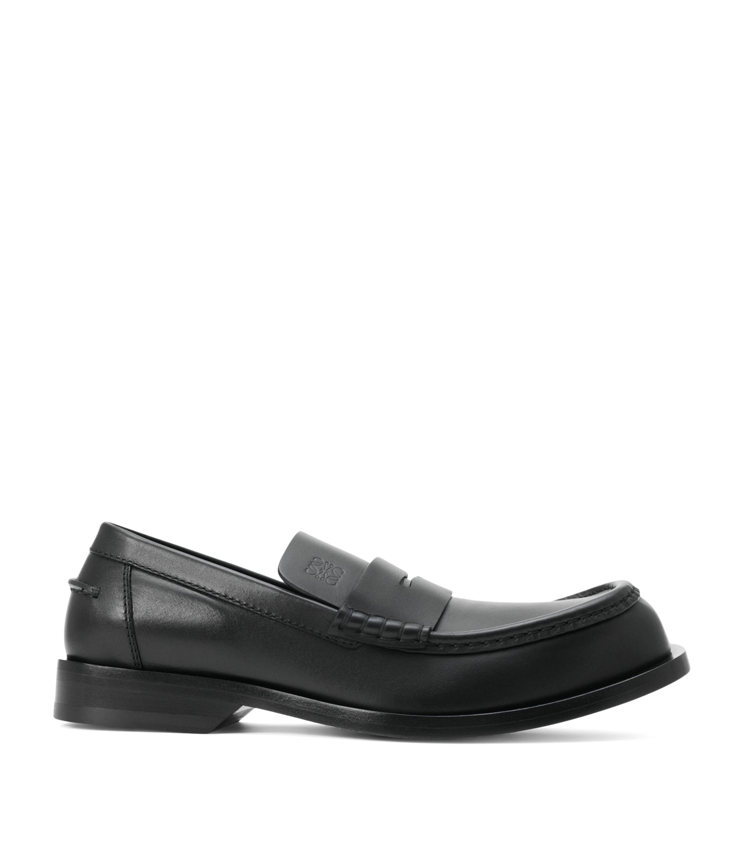 LOEWE Calfskin Bobine Loafers Black Image 1