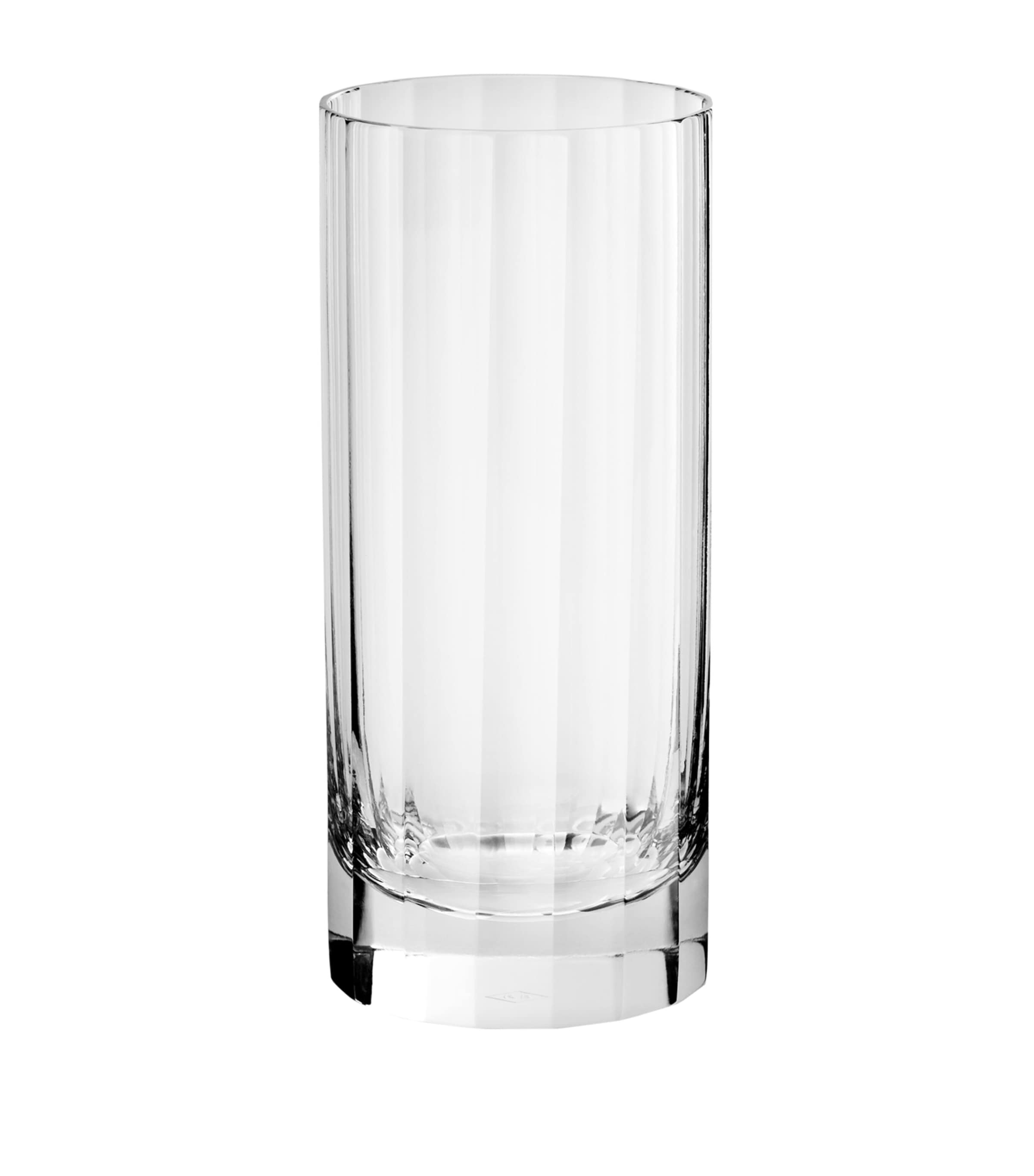 Richard Brendon Fluted Highball Glass In Transparent