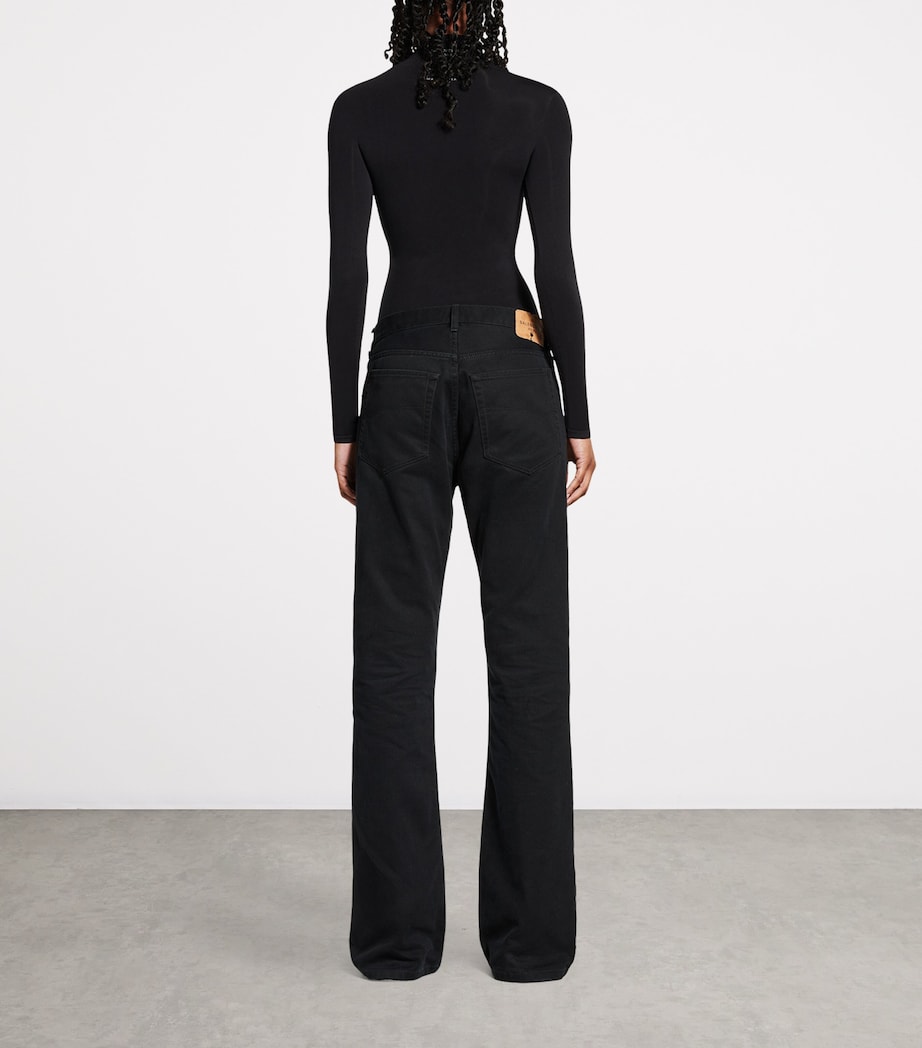 Straight-Fit Mid-Rise Jeans 3207 Image 4