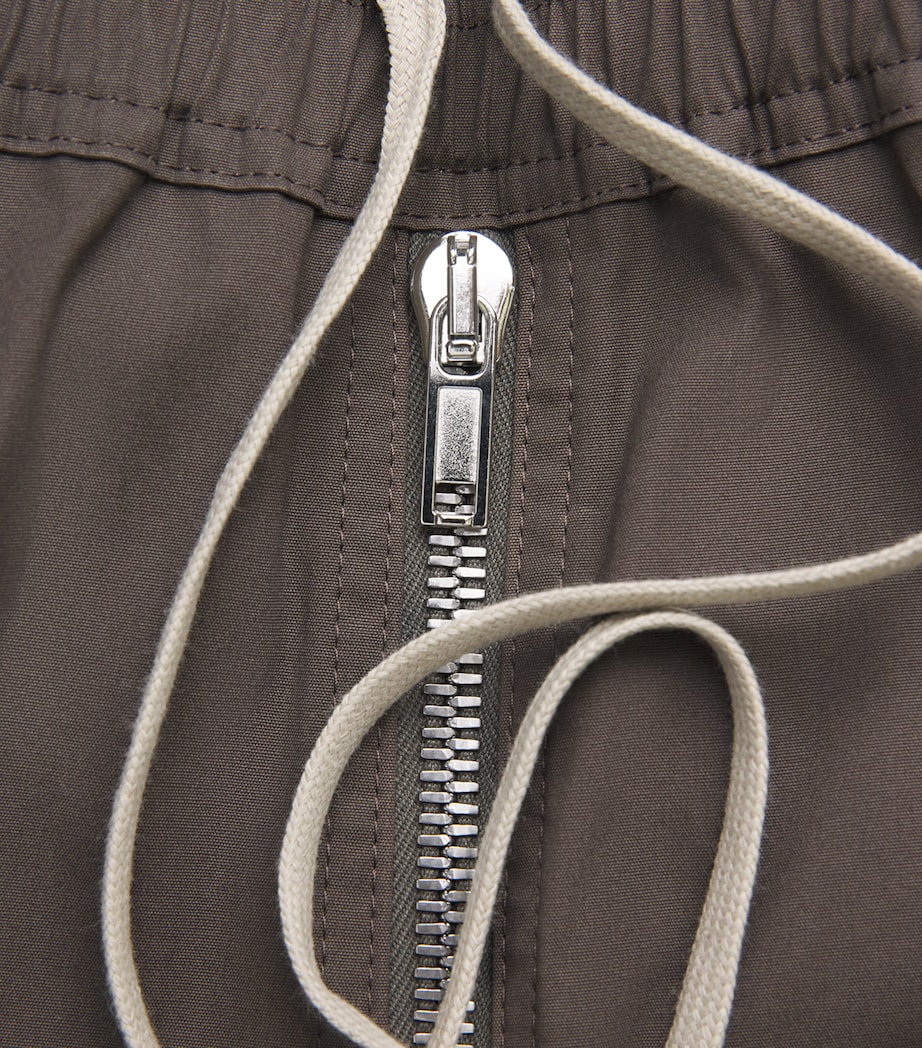 Rick Owens Mens Cotton Heizer Belas Cargo Trousers Dark Dust/ Image 6