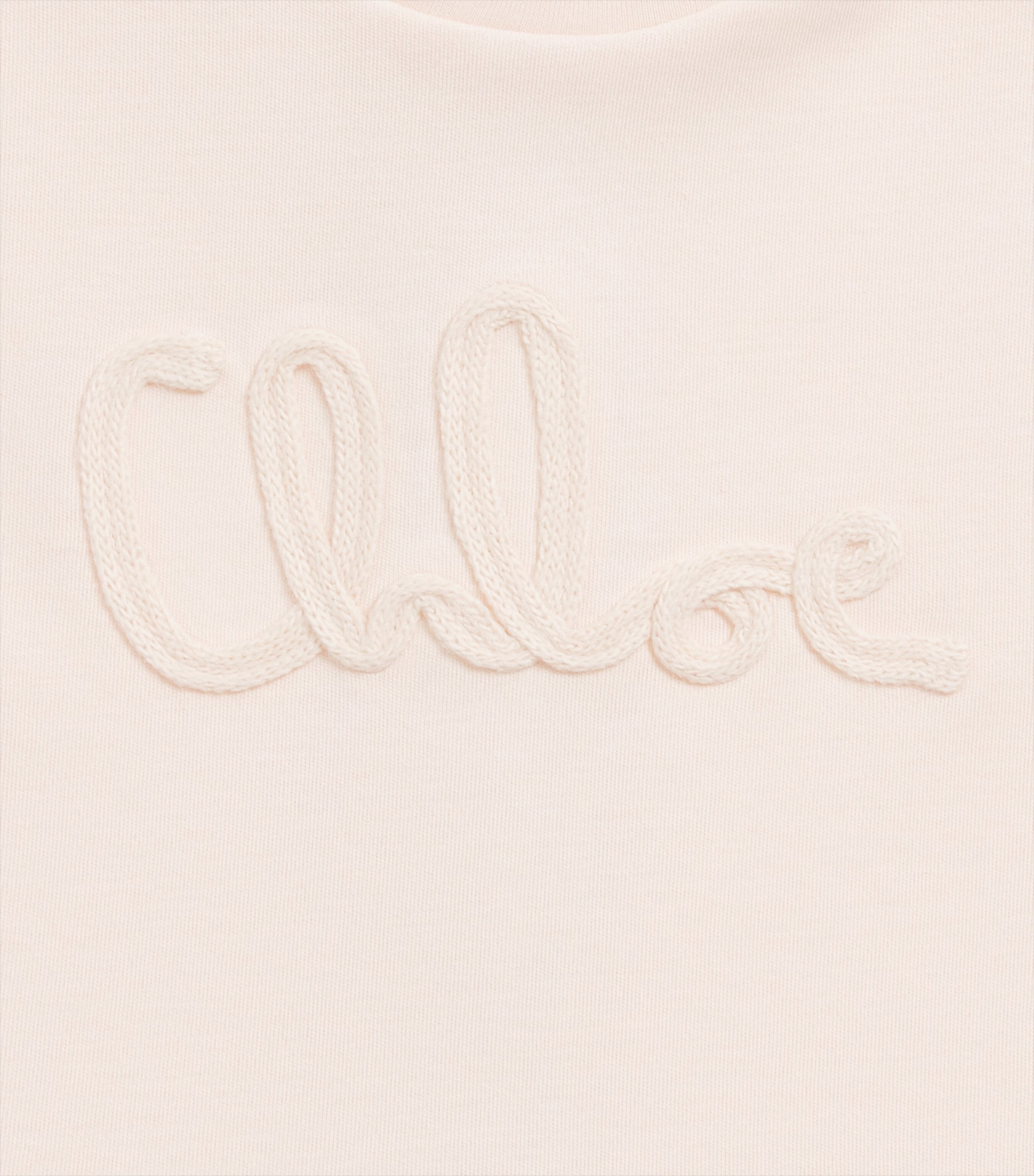 Chloé Kids Logo Dress (6-24 Months) Pink Image 3