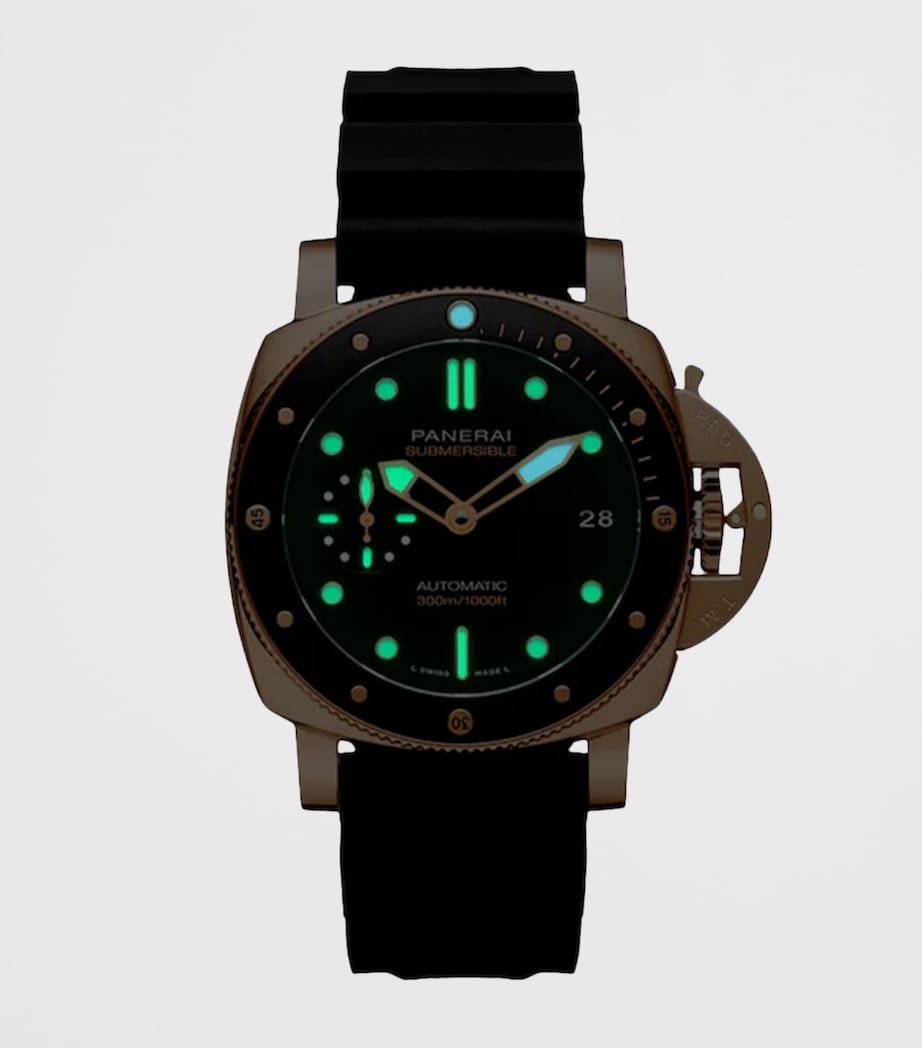 Panerai Submersible QuarantaQuattro Goldtech OroCarbo Watch 44mm Black Image 3