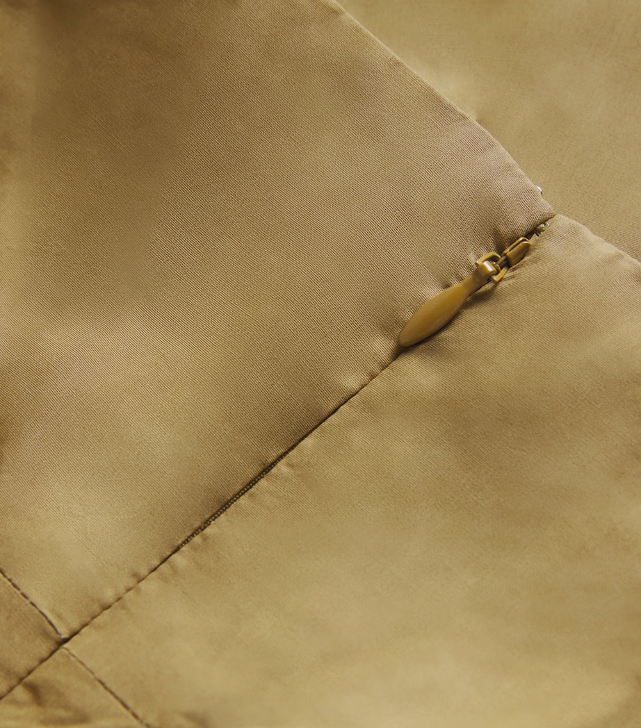 Organic Cotton Aquilone Maxi Dress 4024 KHAKI Image 5