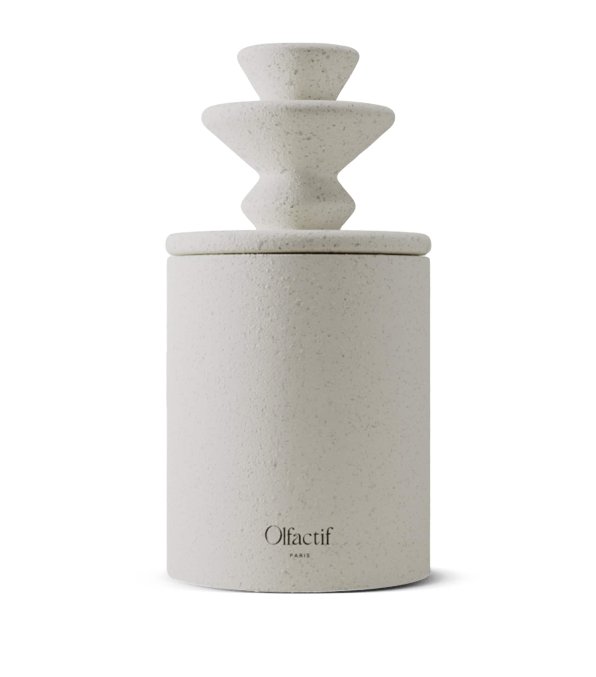 Olfactif Cancer Mint Tea Candle In White